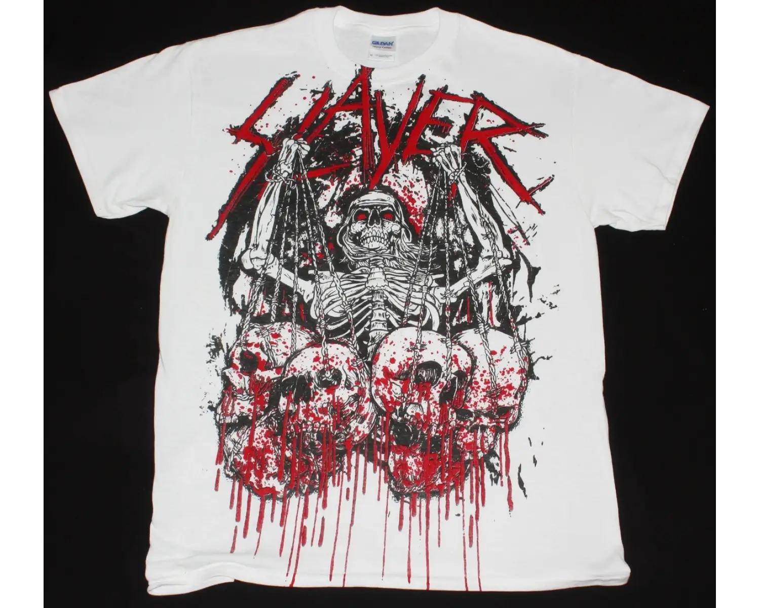 THE CASUALTIES UNDER ATTACK NEW WHITE T SHIRT ÖN BASKILI