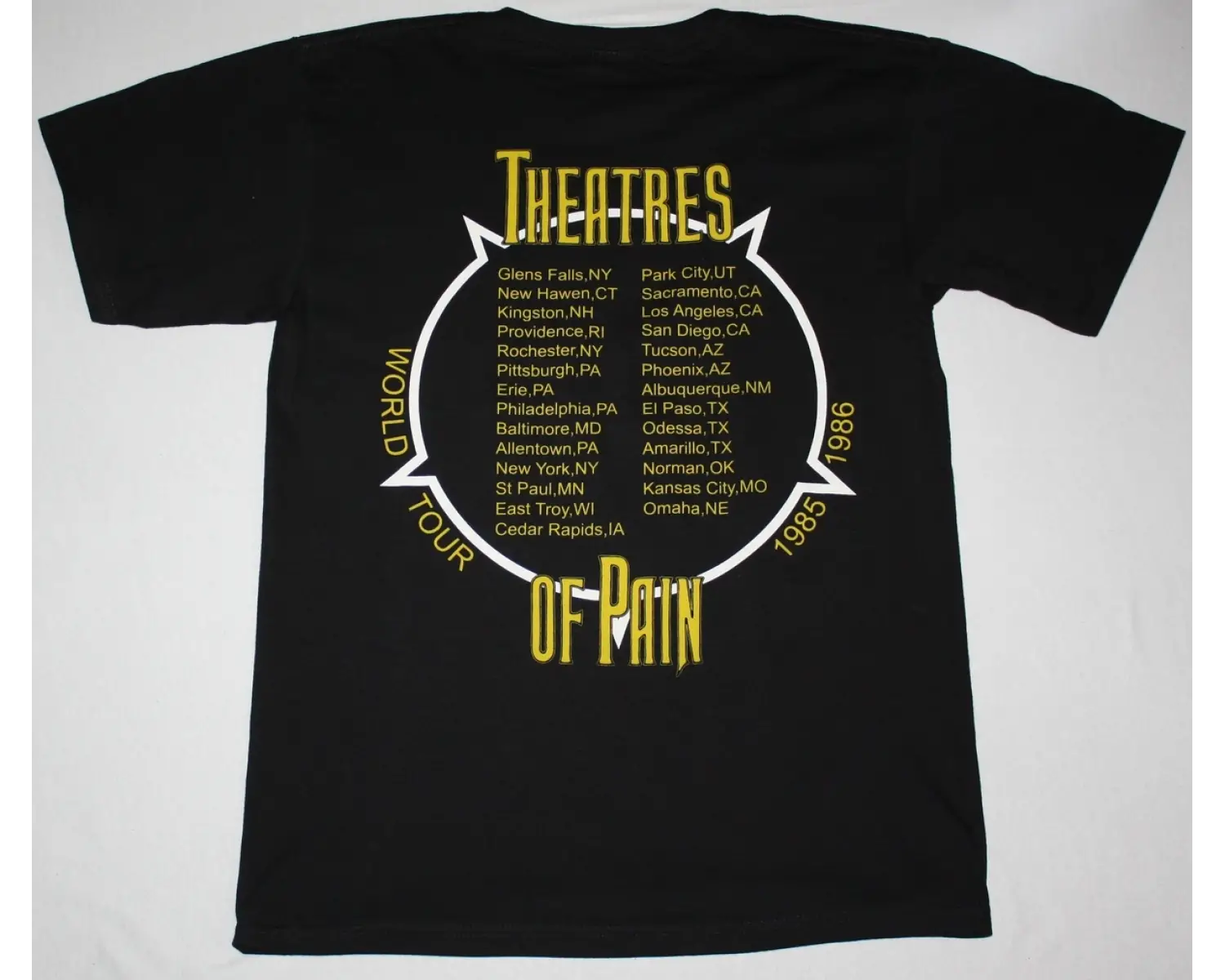 THE CLASH KNOW YOUR RIGHTS NEW BLACK T-SHIRT ÖN VE ARAKA BASKILI