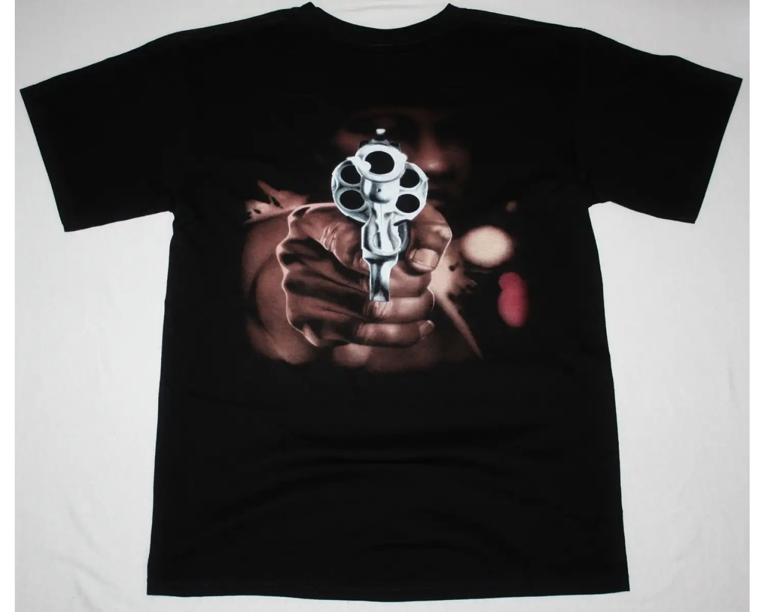 THE CLASH LONDON CALLING NEW WHITE T-SHIRT ÖN VE ARAKA BASKILI