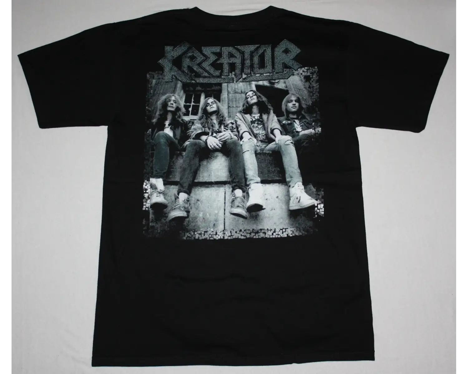 THE CLASH SANDINISTA! 80 NEW BLACK T-SHIRT ÖN VE ARAKA BASKILI