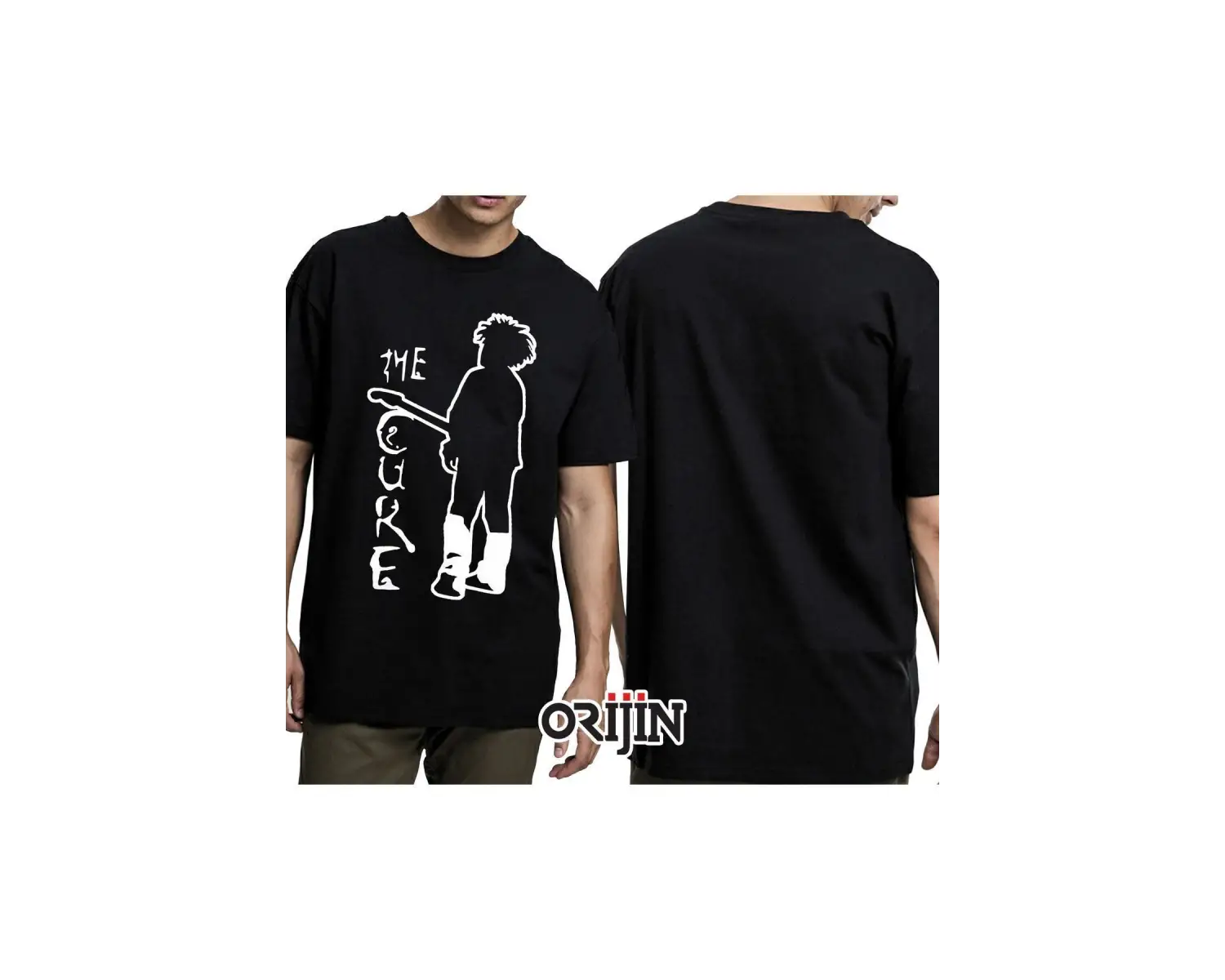 The Cure Baskılı Unisex Siyah