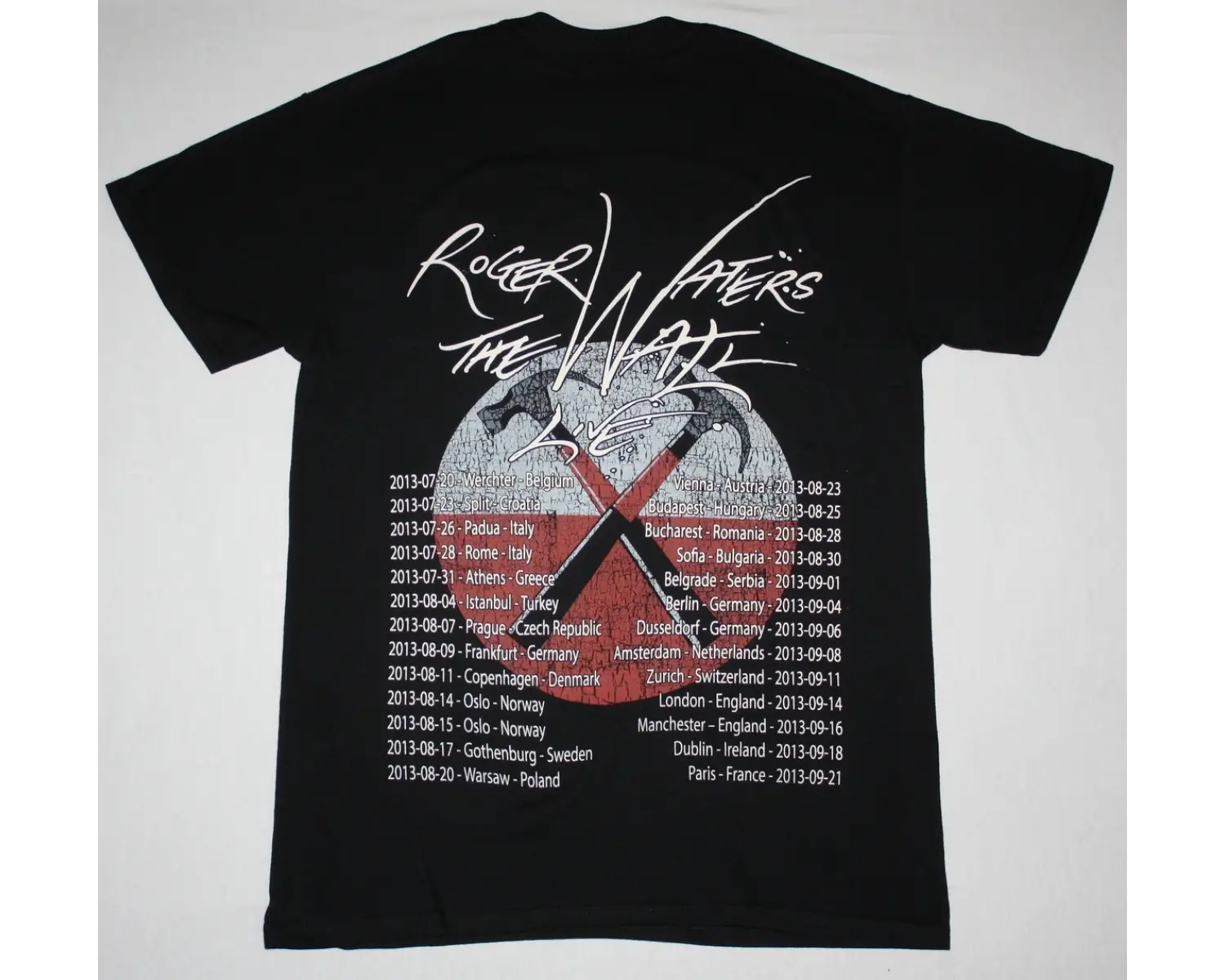 THE CURE DISINTEGRATION NEW BLACK T-SHIRT ÖN VE ARAKA BASKILI