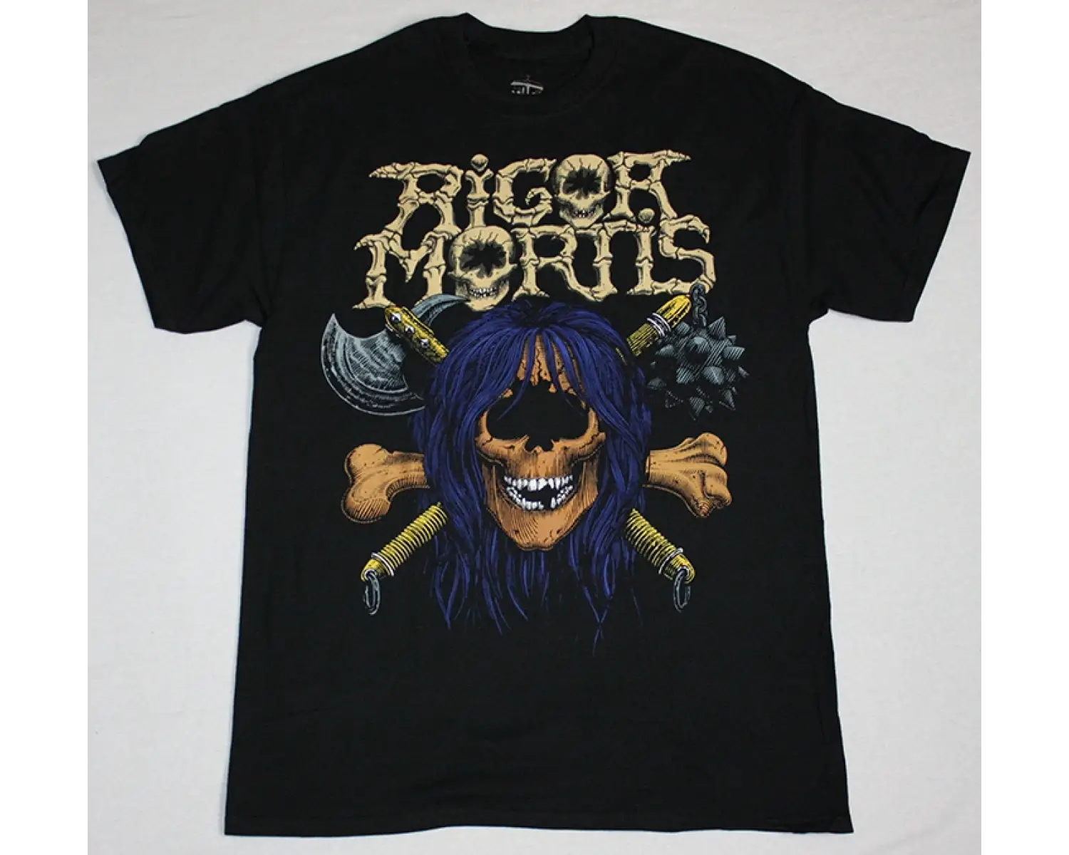 THE DARKNESS WHITE LOGO NEW BLACK T-SHIRT ÖN VE ARAKA BASKILI