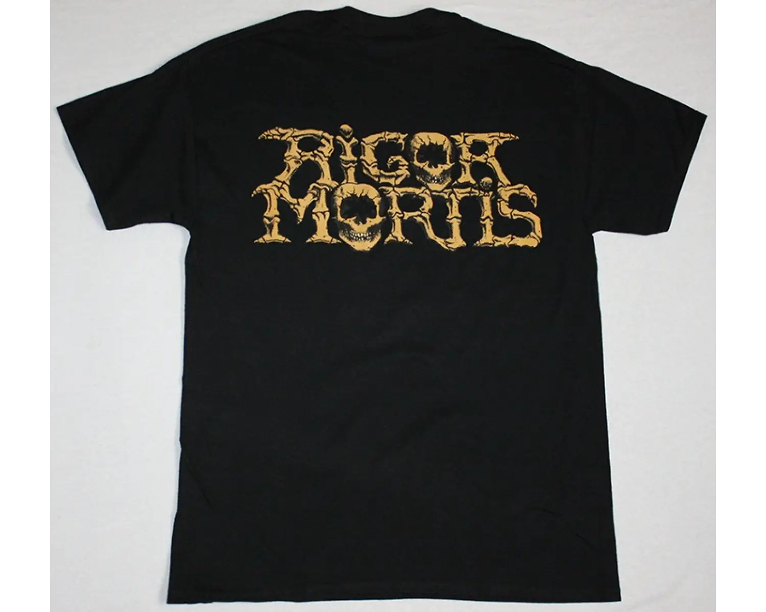 THE DARKNESS WHITE LOGO NEW BLACK T-SHIRT ÖN VE ARAKA BASKILI