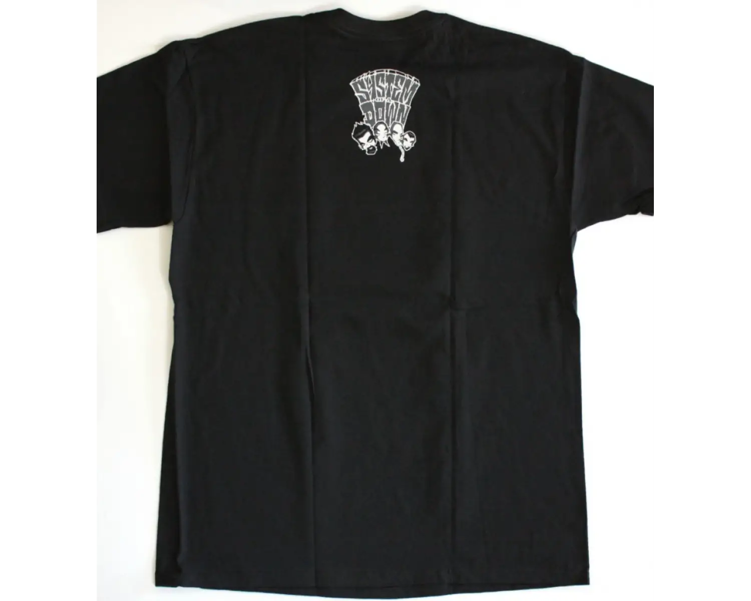 THE DILLINGER ESCAPE PLAN LOGO NEW WHITE T-SHIRT ÖN VE ARAKA BASKILI