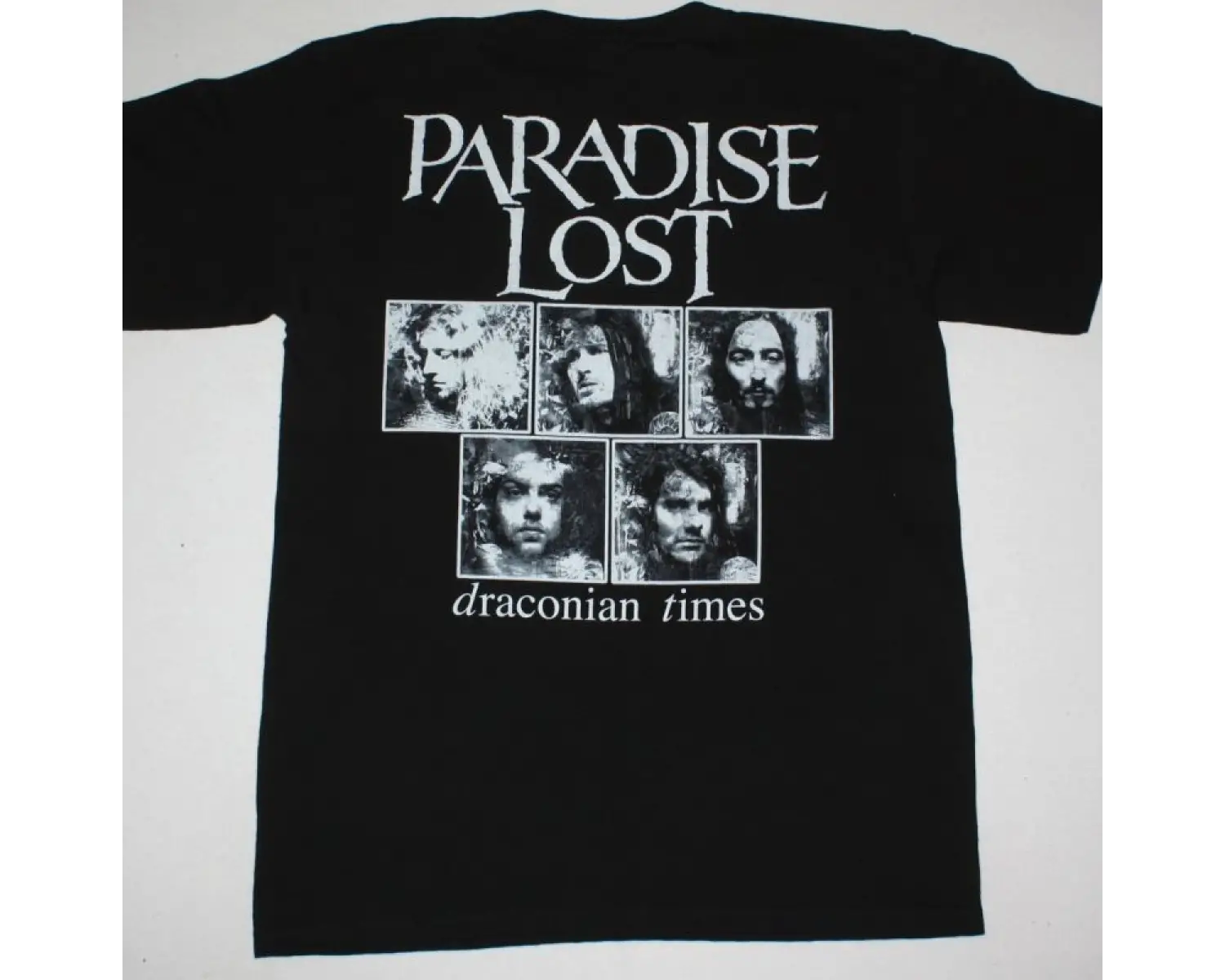THE DOORS L.A. WOMAN NEW BLACK T-SHIRT ÖN VE ARAKA BASKILI