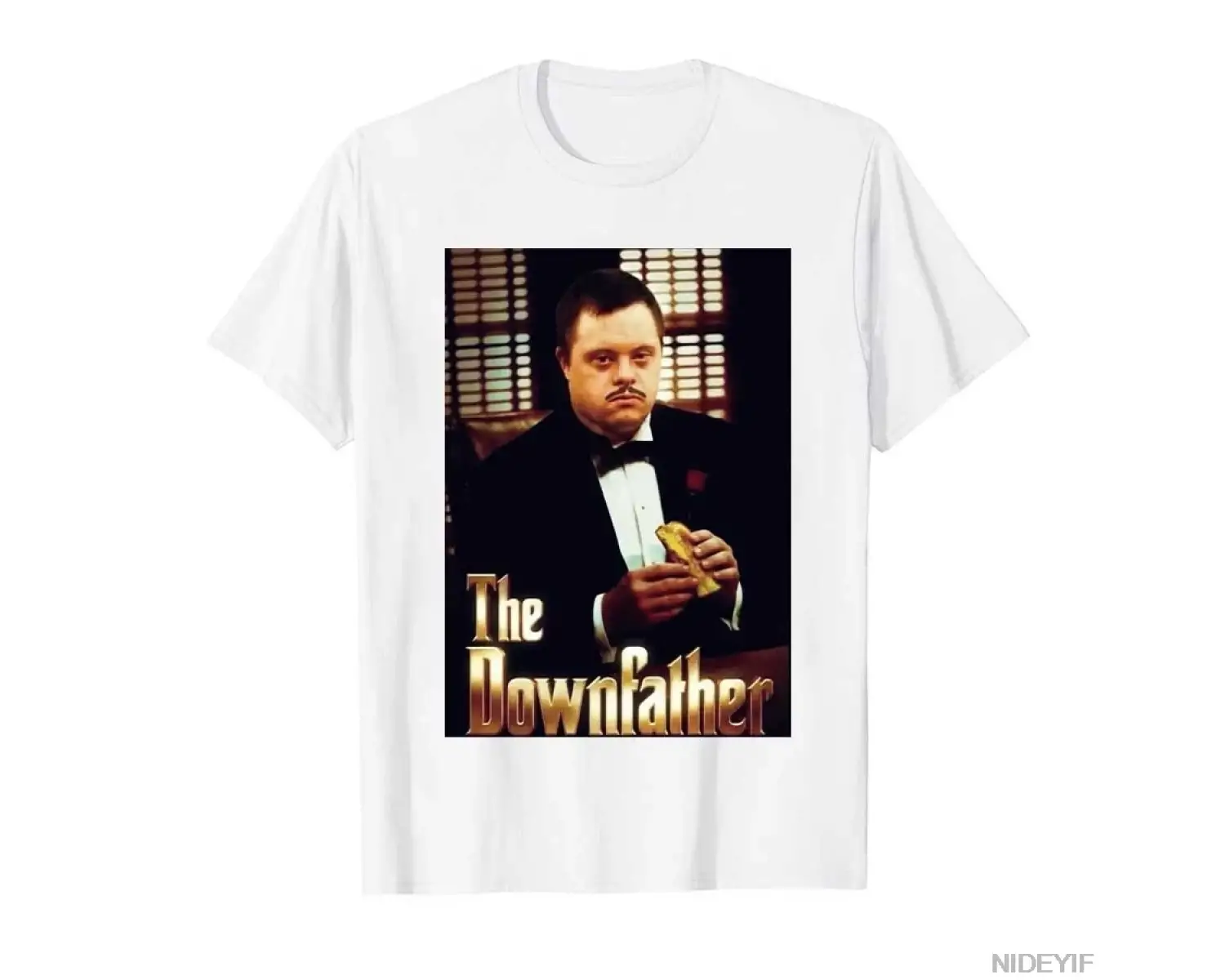 The Downfathe Meme T-shirt Erkekler Kadınlar Için % 100% Pamuklu Tişörtler Kısa Kollu Üstler