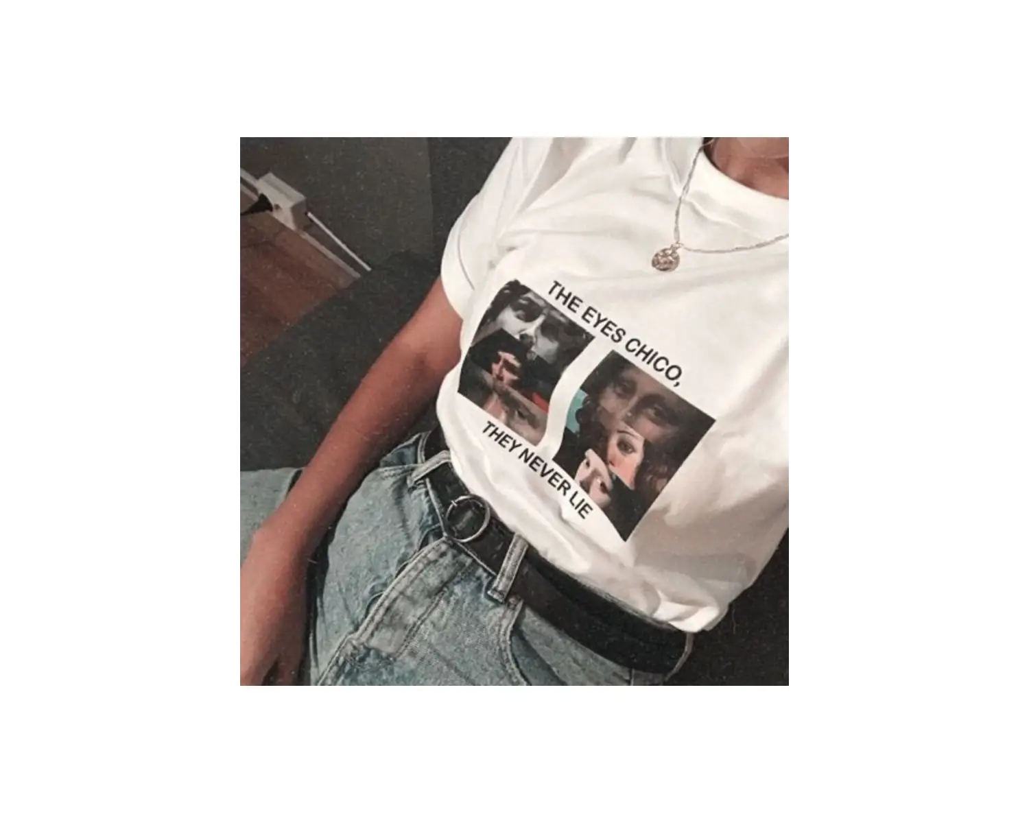 The Eyes T-shirt Beyaz