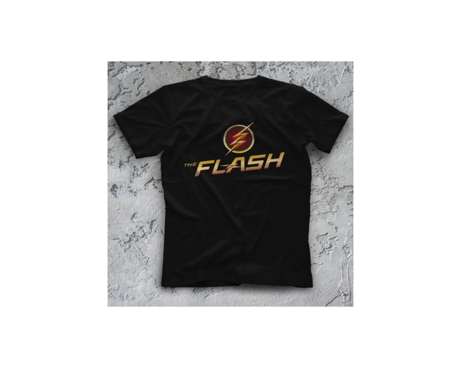The Flash Siyah Çocuk Unisex Tişört T-shirt