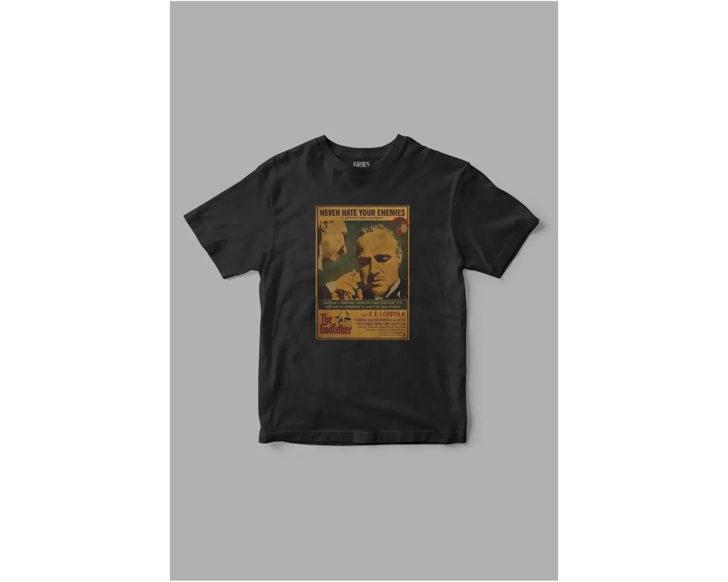 The Godfather Retro Baskılı Tişört