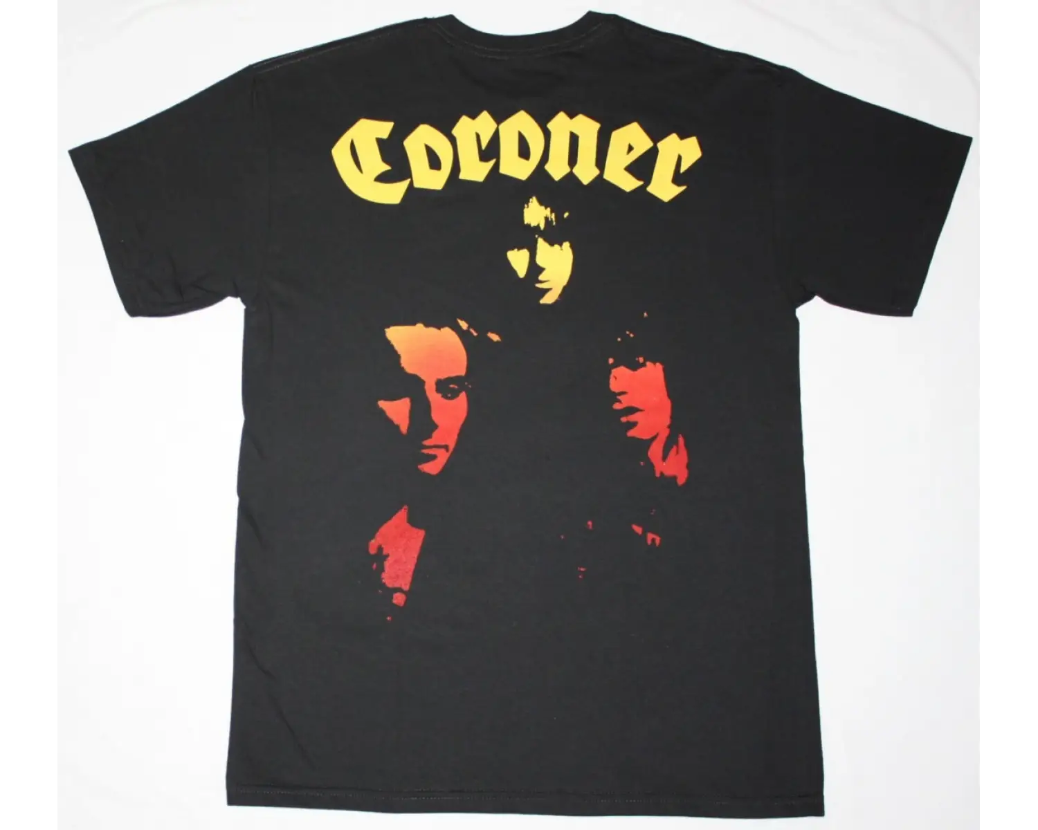 THE HU RED PORTRAIT NEW BLACK T-SHIRT ÖN VE ARAKA BASKILI