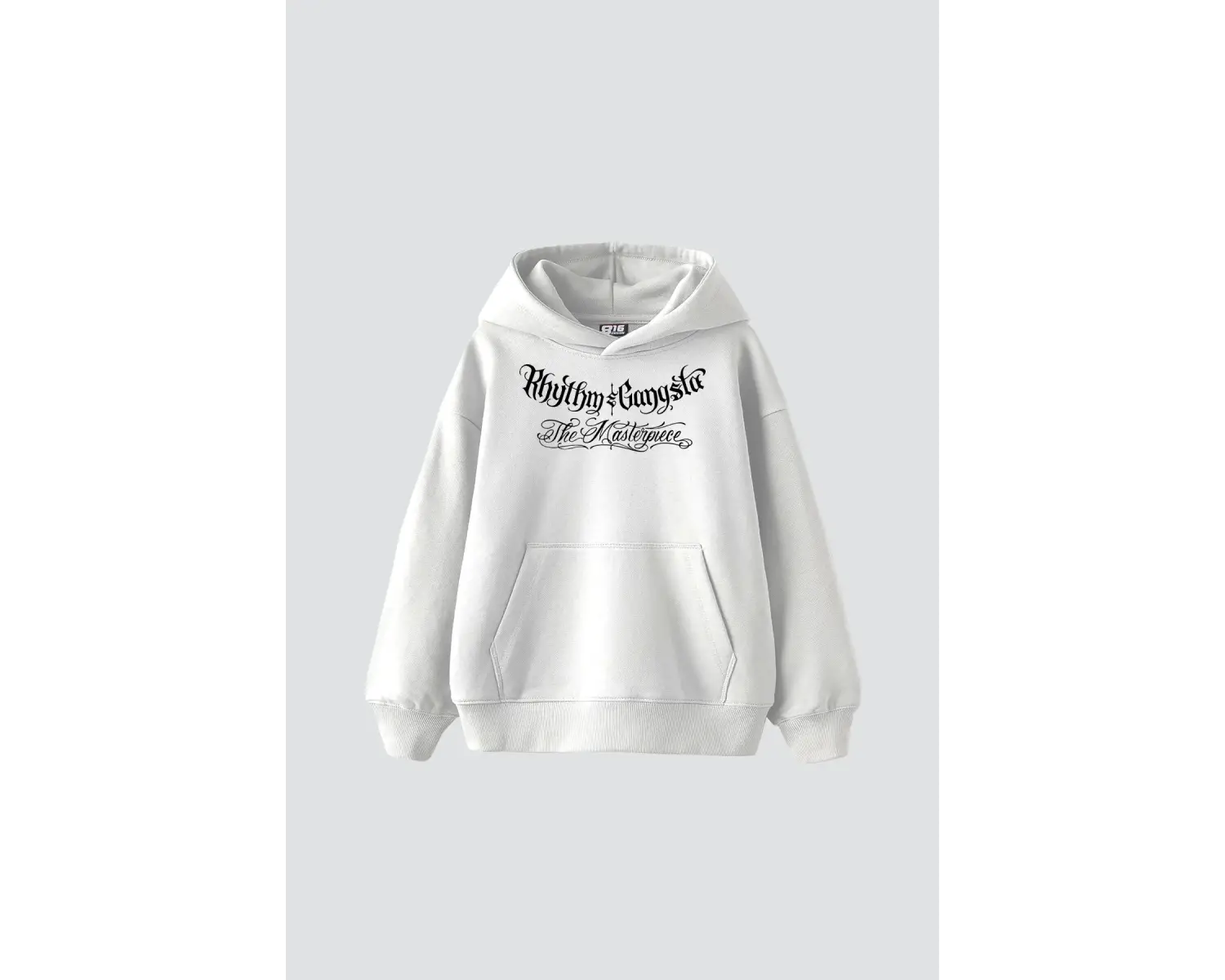 The Masterpiece Graffity Baskılı Oversize Unisex Beyaz