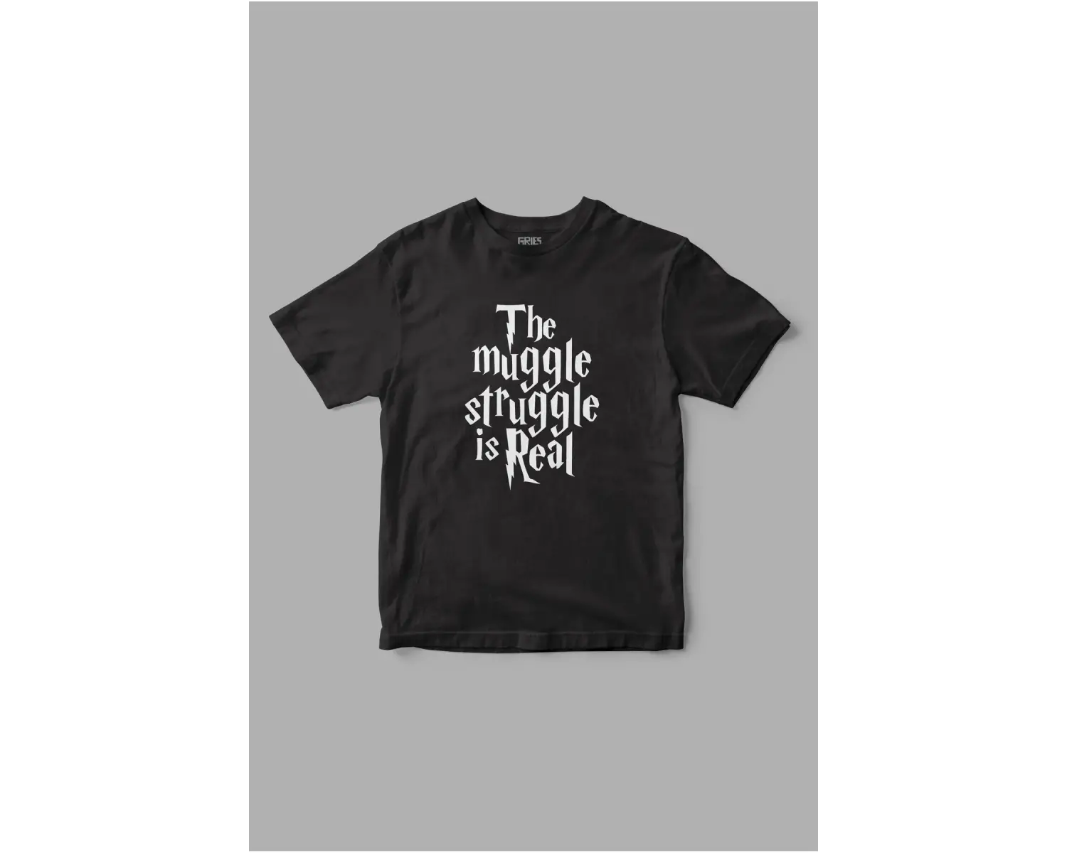 The muggle struggle is real Harry Potter Baskılı Tişört