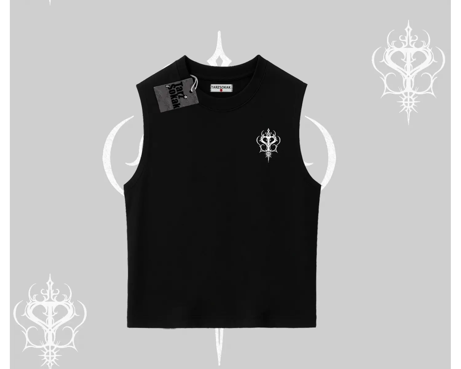 The Owner of House Kedi Arka Baskılı Kolsuz Tshirt