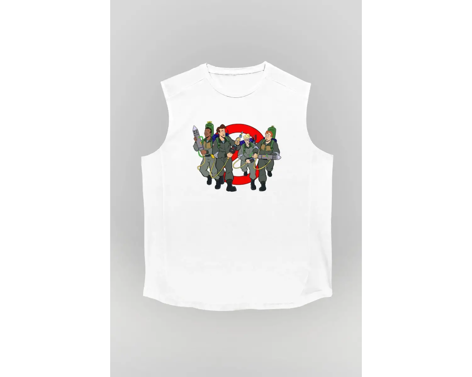 The Real Ghostbusters Hayalet Avcıları Beyaz Unisex Tişört T-Shirt