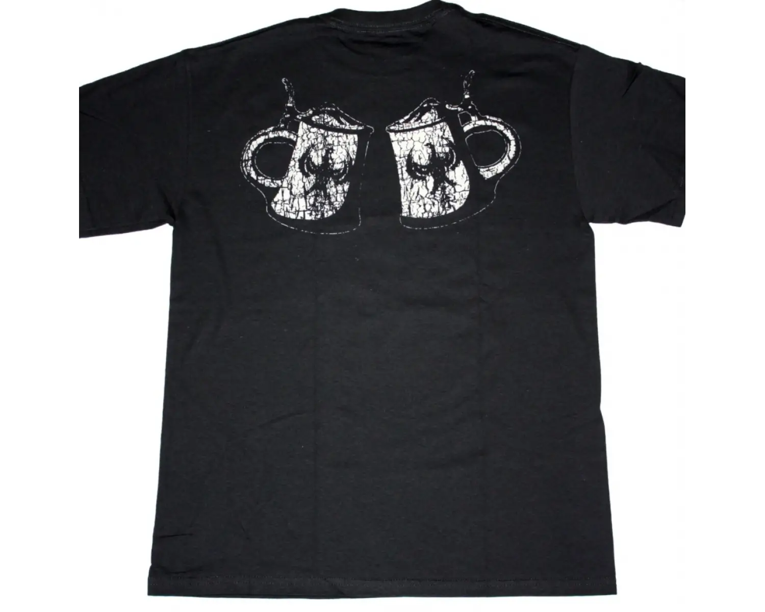 THE SISTERS OF MERCY OVERBOMBING NEW BLACK T-SHIRT ÖN VE ARAKA BASKILI