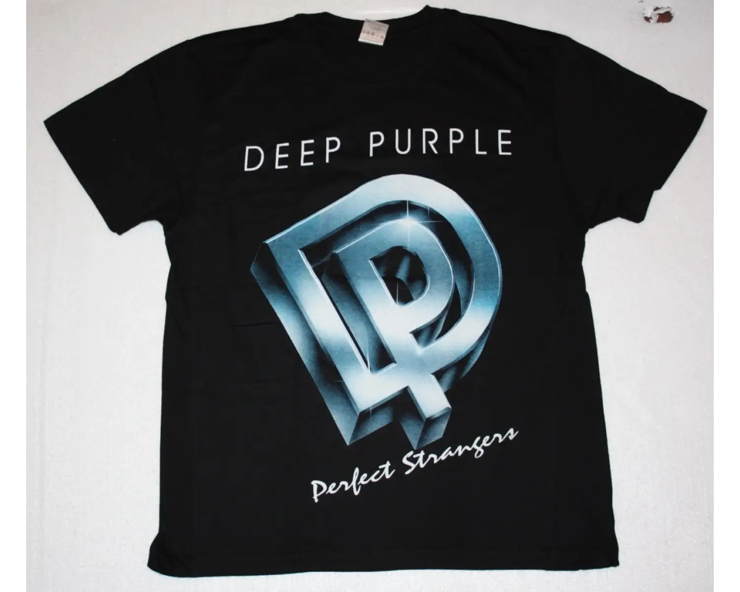 THE SKINTS PENNY LOGO NEW BLACK T-SHIRT ÖN VE ARAKA BASKILI