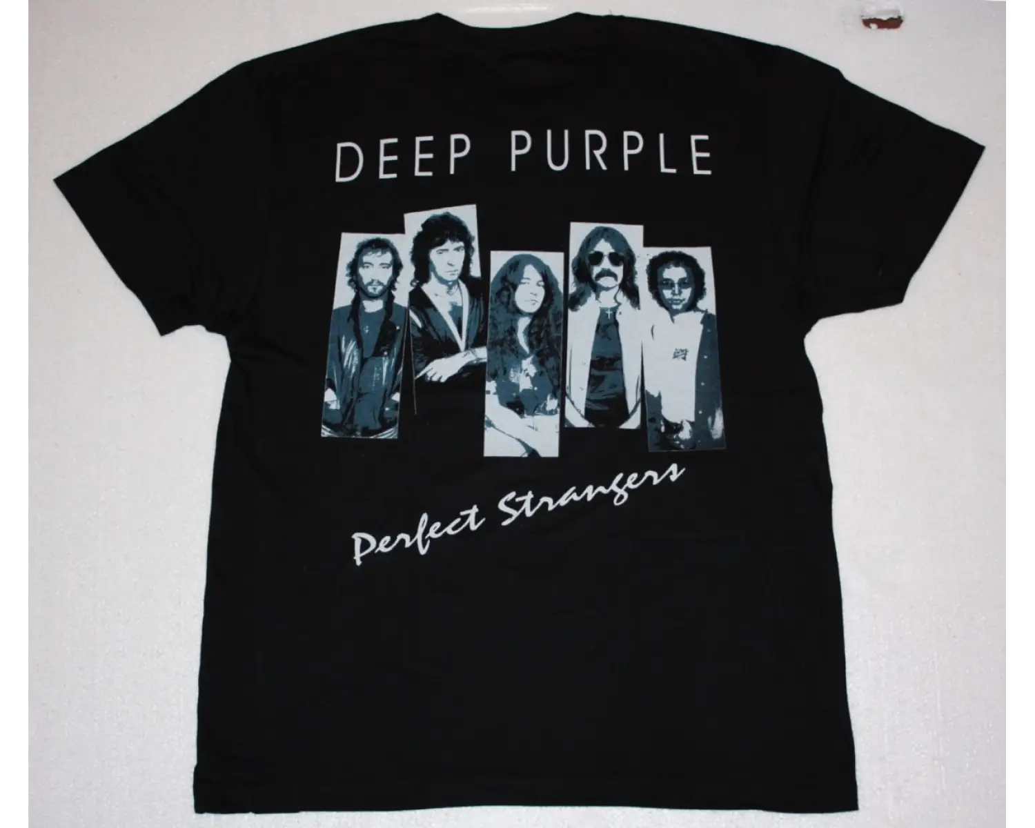 THE SKINTS PENNY LOGO NEW BLACK T-SHIRT ÖN VE ARAKA BASKILI