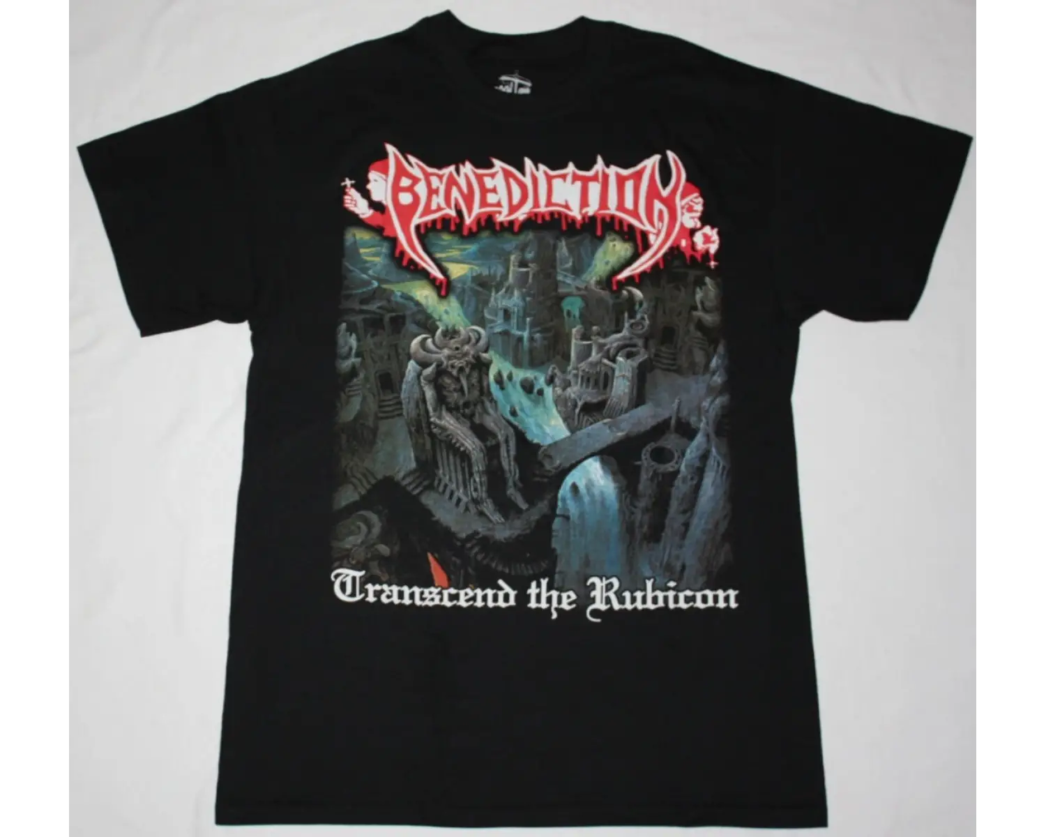 THE STRANGLERS BLACK AND WHITE NEW WHITE T-SHIRT ÖN VE ARAKA BASKILI