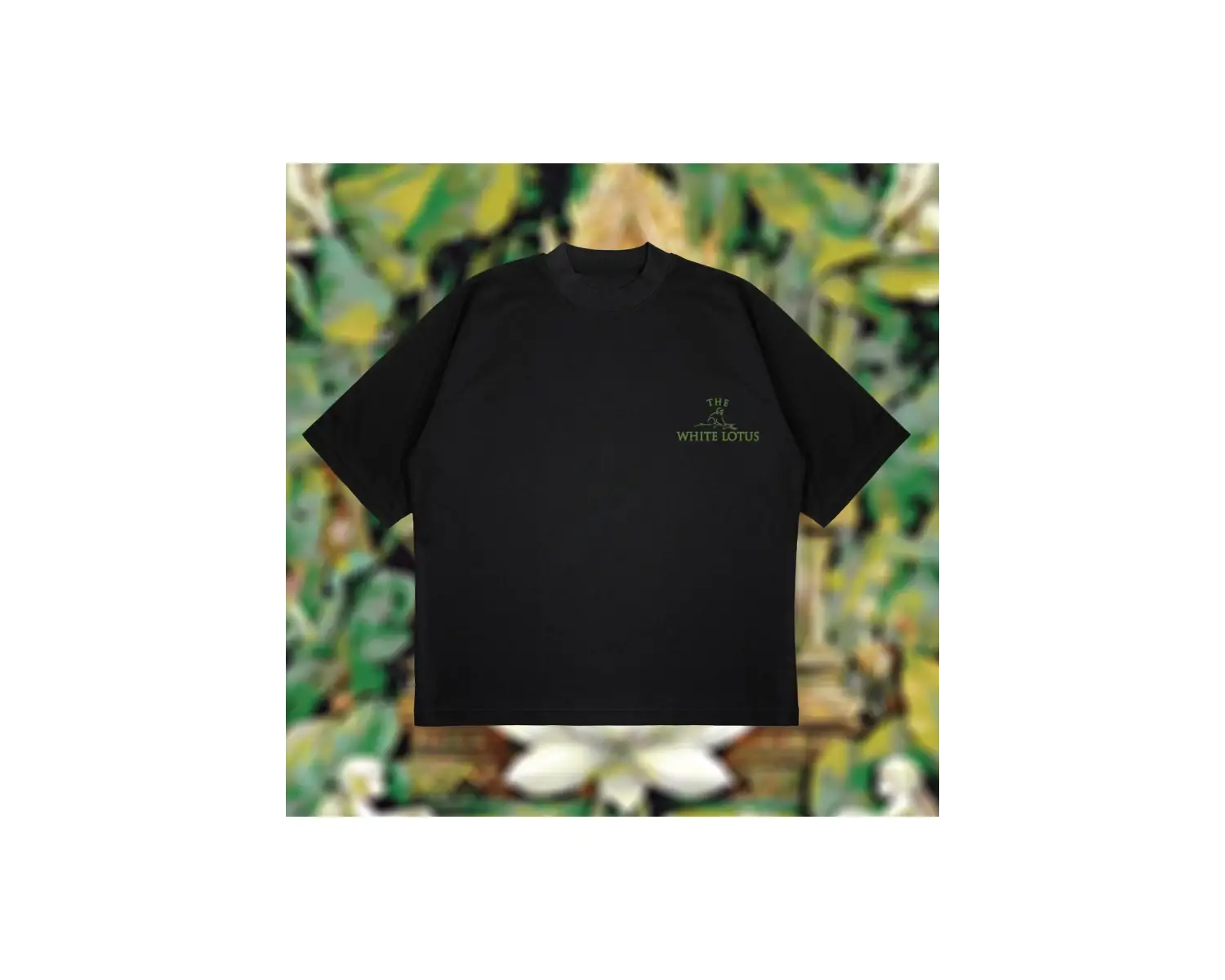 The White Lotus Oversize Unisex Pamuklu Nefes Alan Kalın Kumaşlı