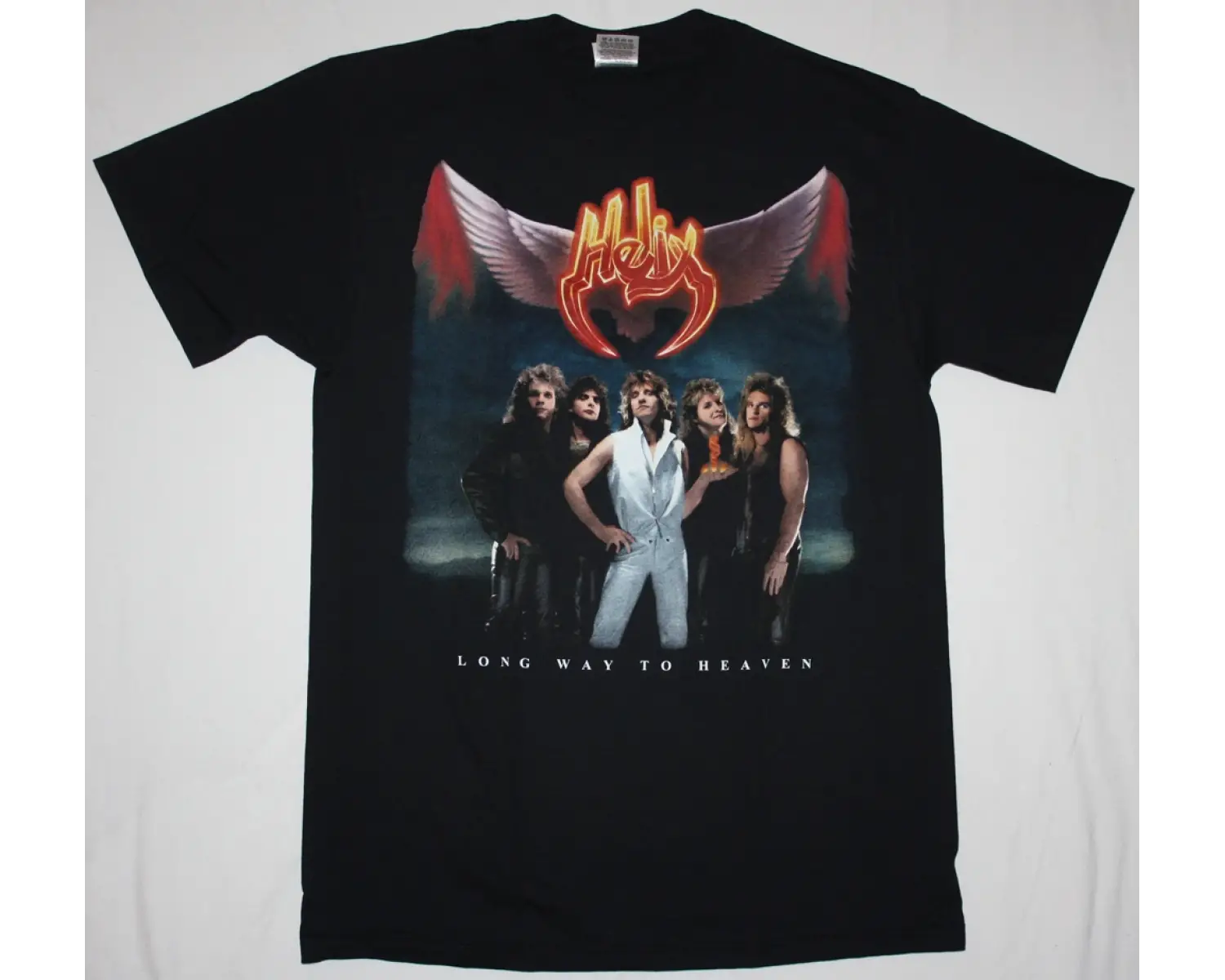 THERION LOGO NEW BLACK T-SHIRT ÖN VE ARAKA BASKILI