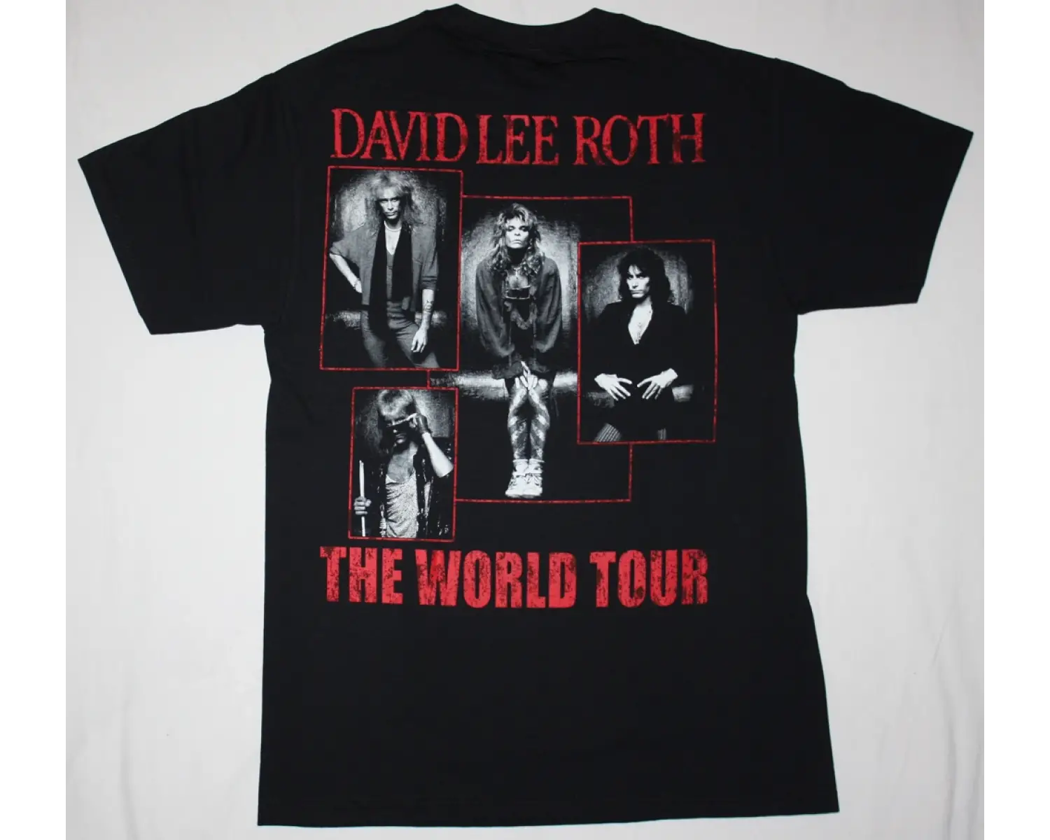 THERION VOVIN NEW BLACK T-SHIRT ÖN VE ARAKA BASKILI