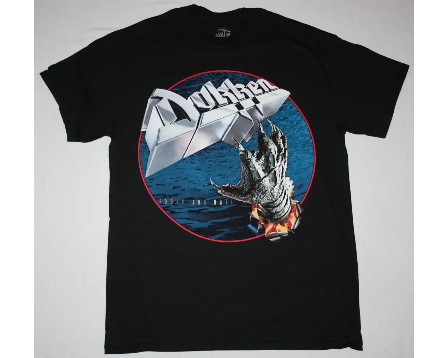 THIN LIZZY CHINATOWN 80 NEW BLACK T-SHIRT ÖN VE ARAKA BASKILI
