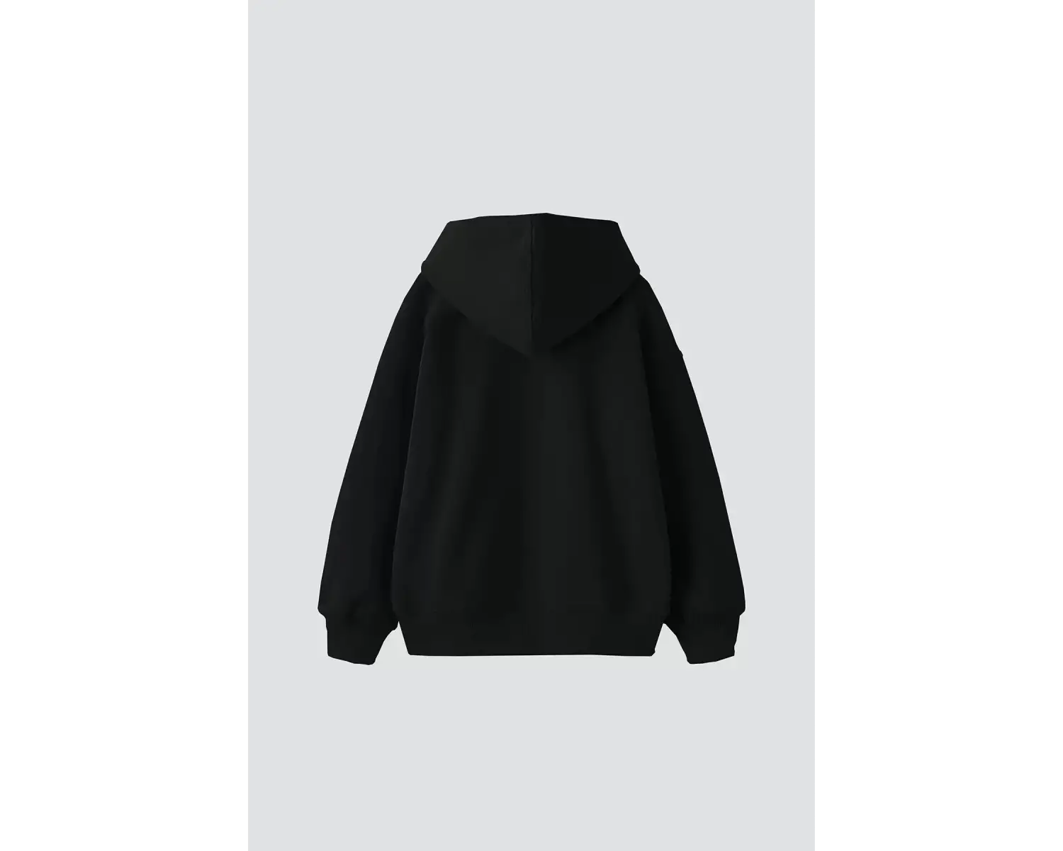 Thorny Heart Baskılı Oversize Unisex Siyah