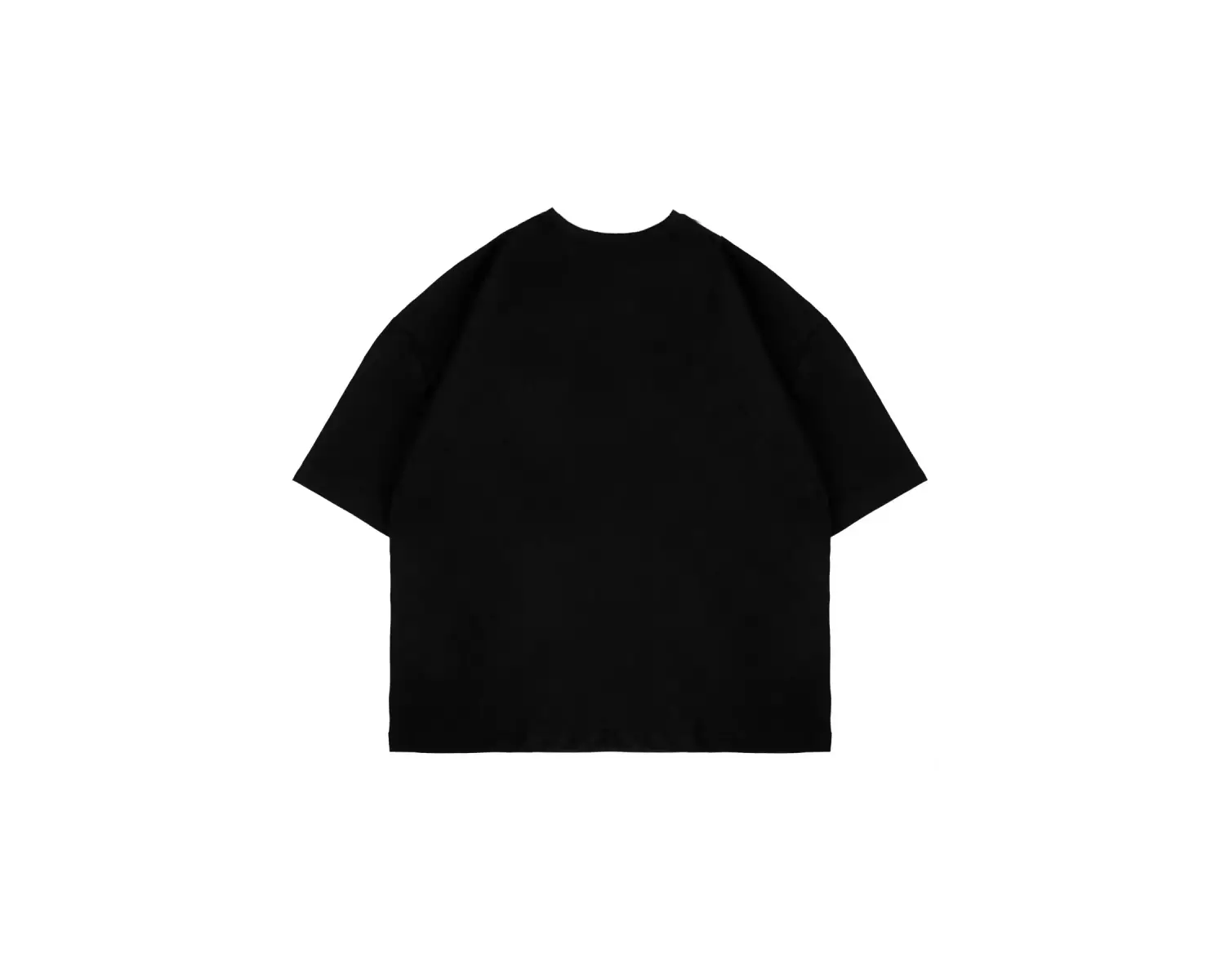 Thrasher Flam Baskılı Oversize Unisex Siyah