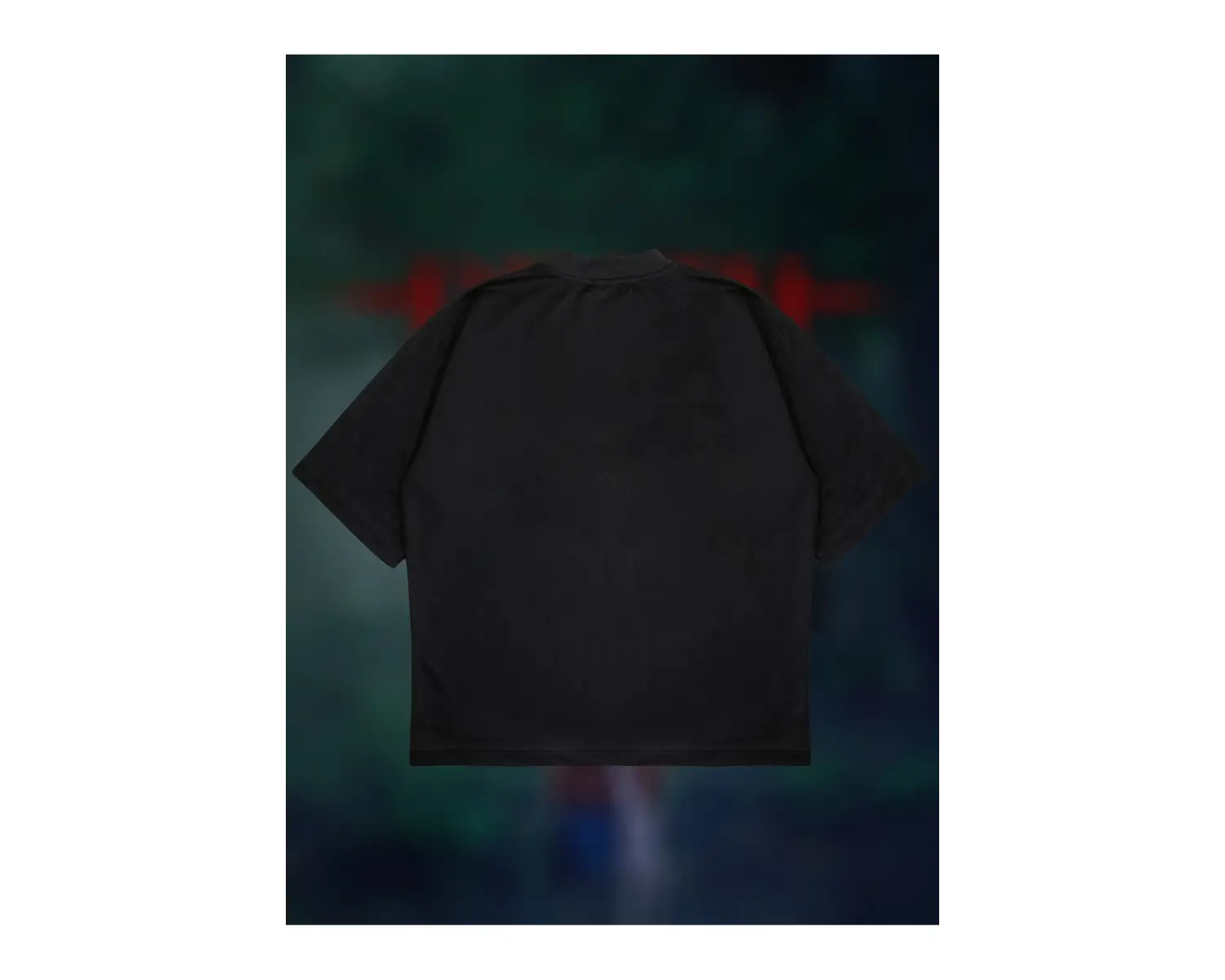 Thriller Society Baskılı Oversize Unisex Pamuklu Nefes Alan Kalın Kumaşlı