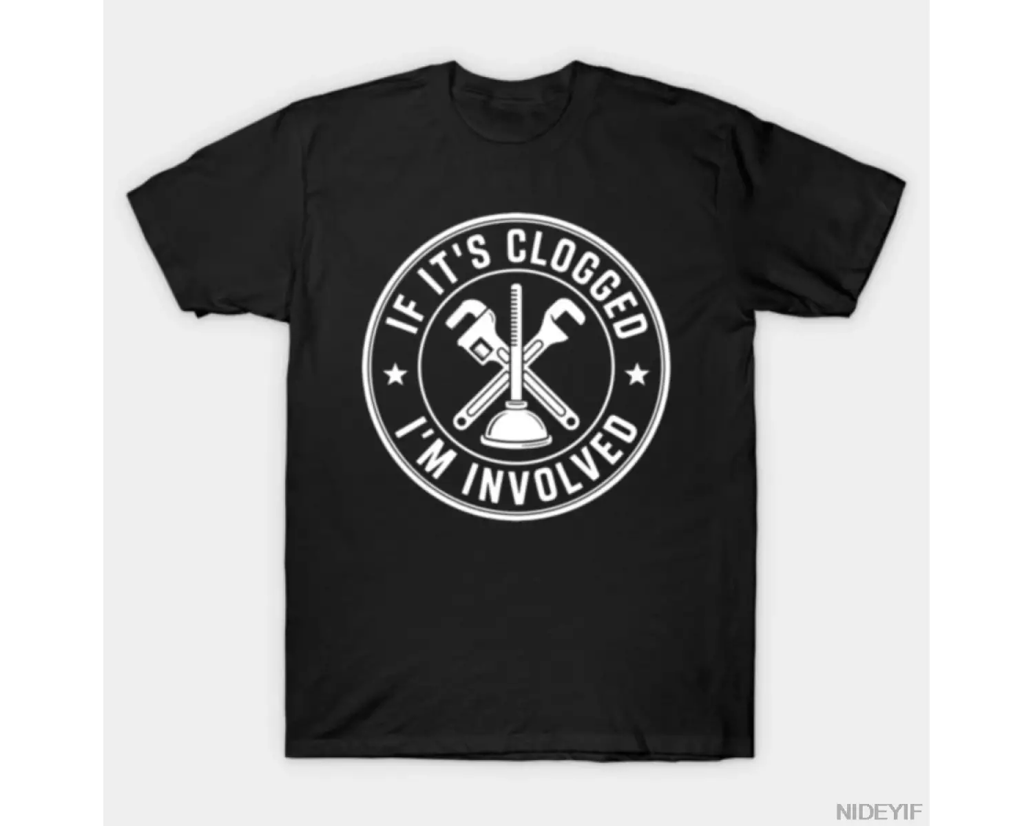 Tıkanmışsa Ben Açıldım Erkekler İçin Tuvalet Mizahı Tişörtü Kadınlar %100 Pamuklu Tişörtler K