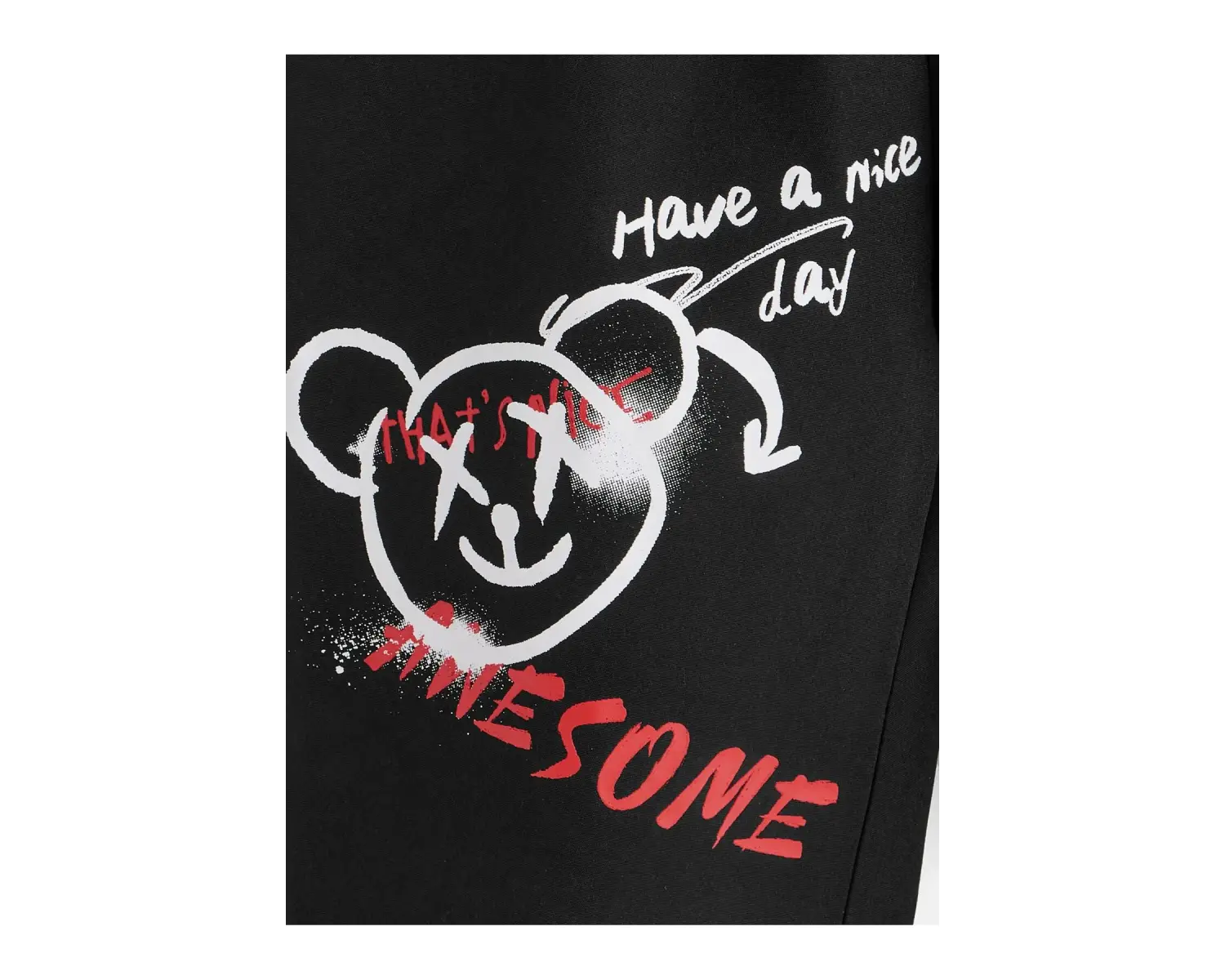 Toddler Boys Bear & Letter Graphic Elastic Waist Pants