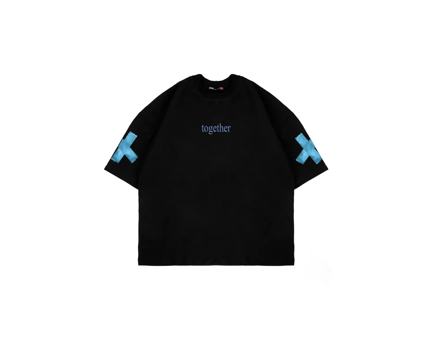 Together Sırt Baskılı Oversize Unisex Beyaz