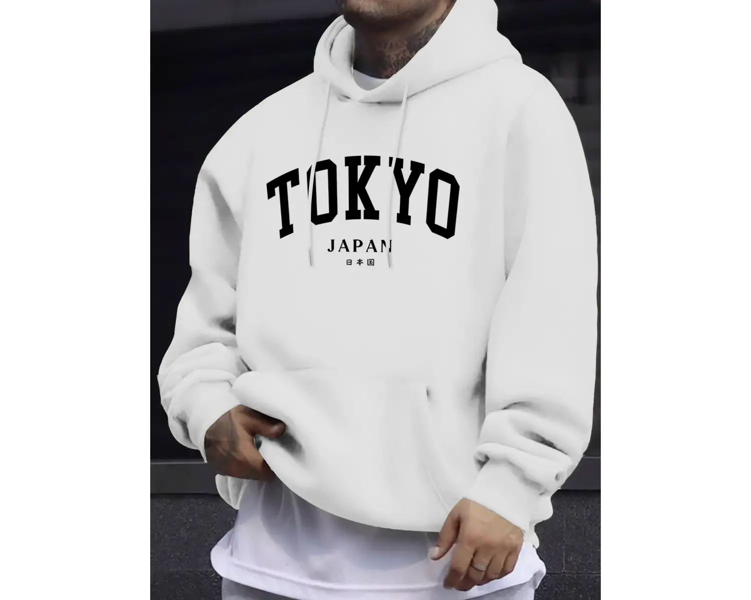 Tokyo Japonya Mektup Yaratıcı Baskılar Erkek Yeni Kazak Yumuşak Sokak Giyim Sonbahar Uzun Kol