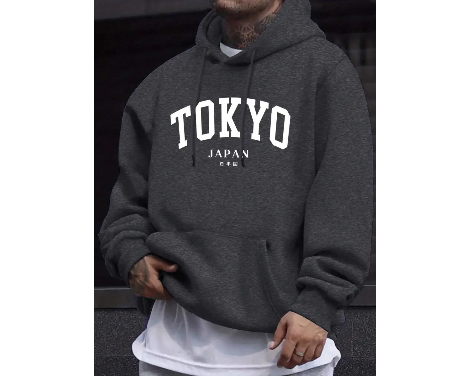 Tokyo Japonya Mektup Yaratıcı Baskılar Erkek Yeni Kazak Yumuşak Sokak Giyim Sonbahar Uzun Kol