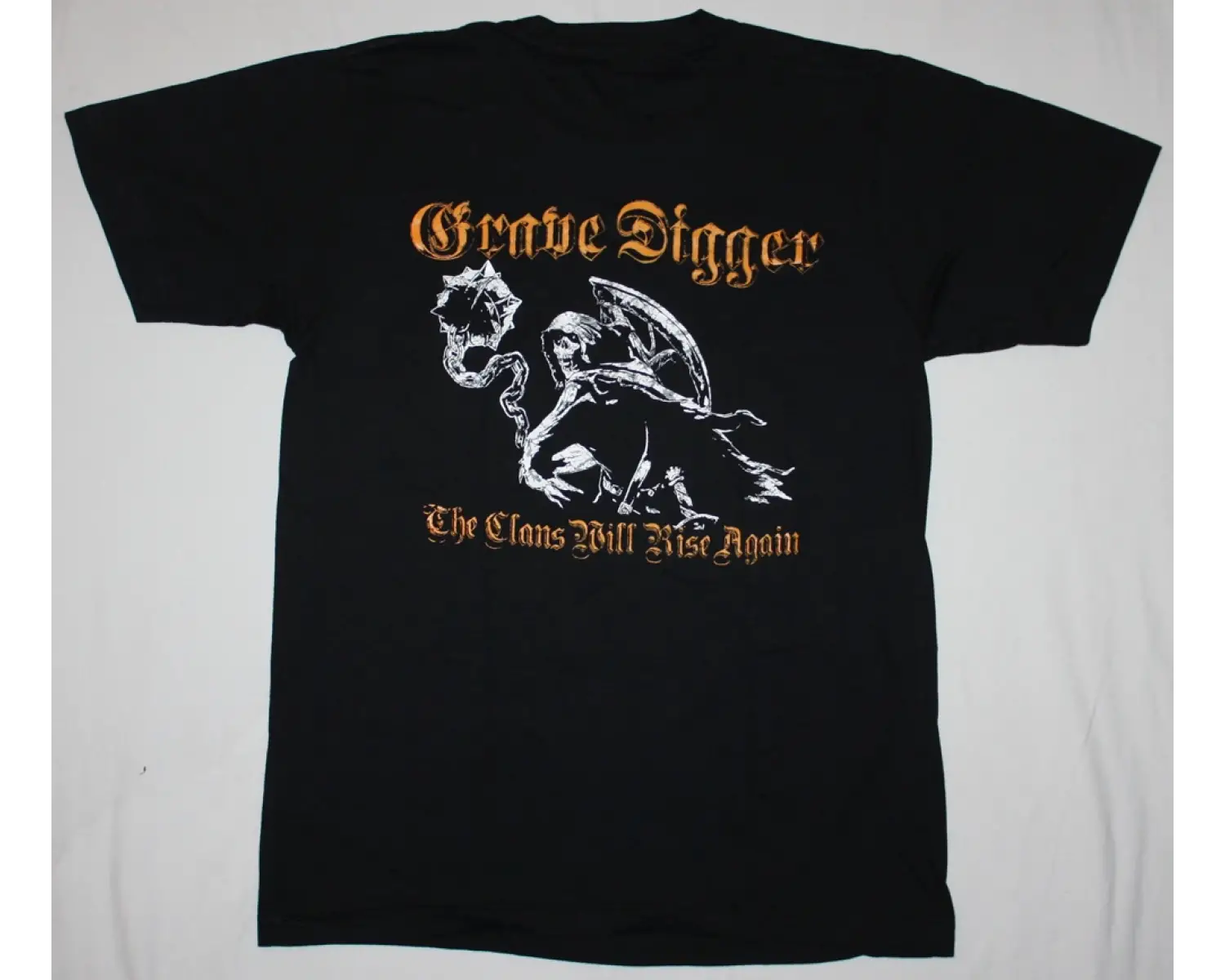 TOTAL CHAOS NUCLEAR NEW BLACK T-SHIRT ÖN VE ARAKA BASKILI