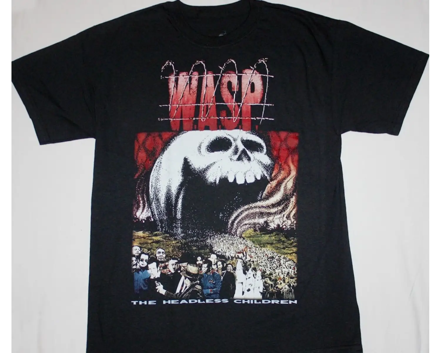 TOXIC HOLOCAUST BATTLE AXE NEW WHITE T SHIRT ÖN VE ARAKA BASKILI