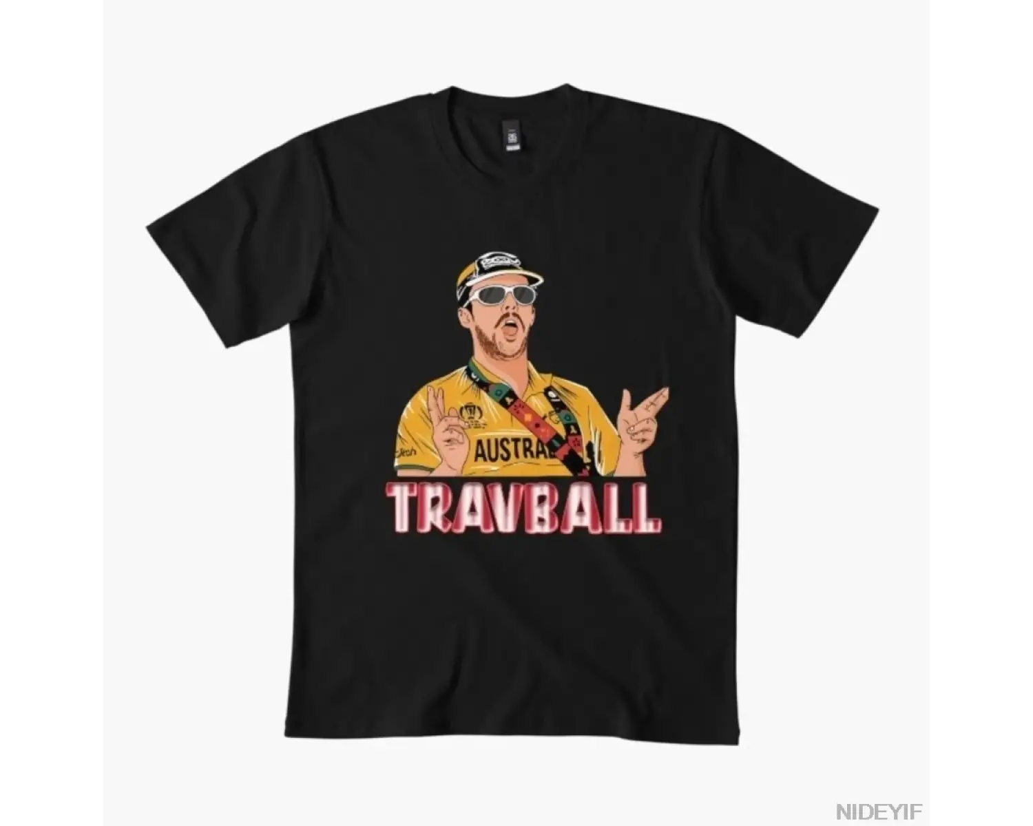 Travball Travis Head Erkek Kadın Tişörtü %100 Pamuklu Tişörtler 3XS-3XL Üstler 1224-3