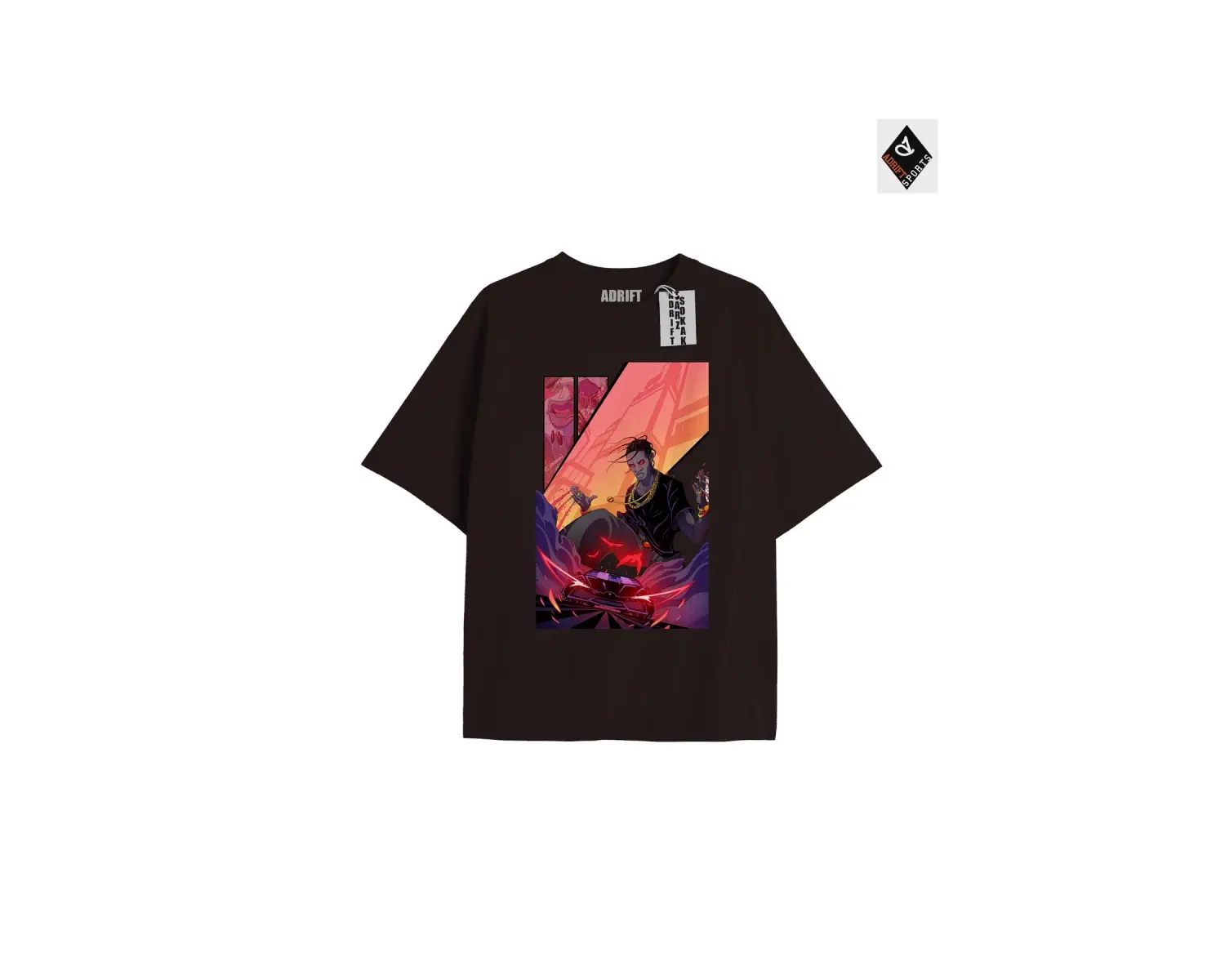 Travis Scott Siyah Oversize Unisex T-shirt