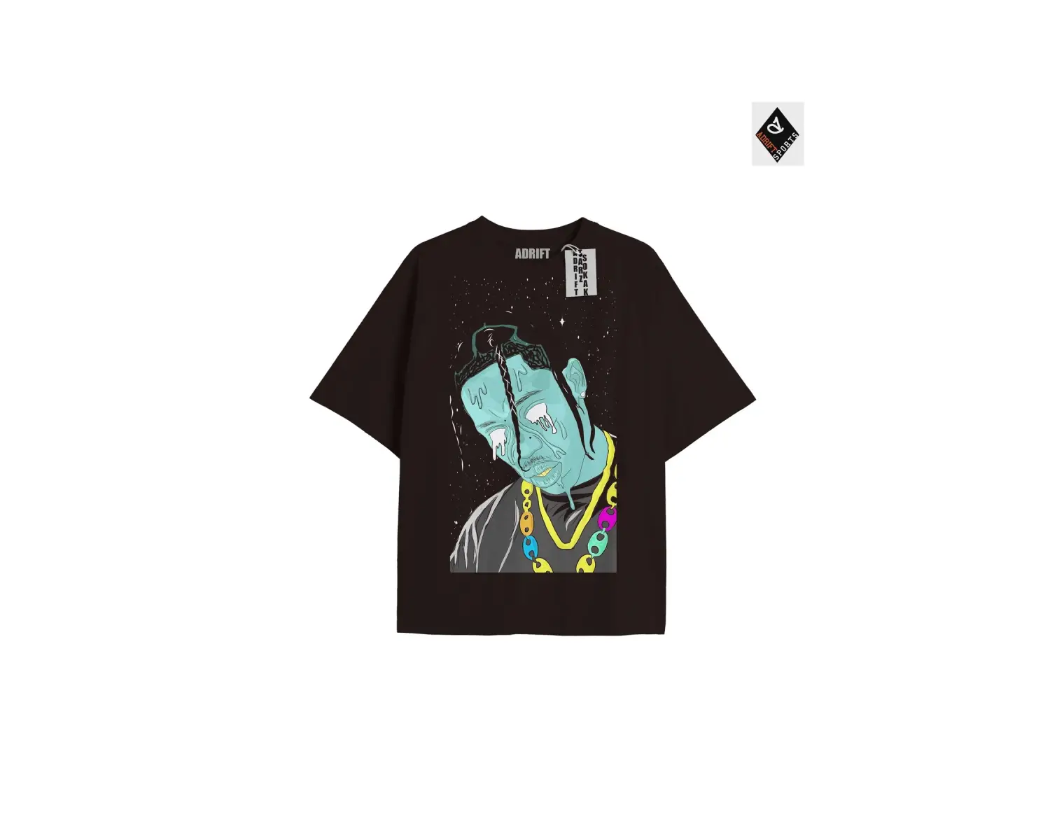 Travis Scott Siyah Oversize Unisex T-shirt