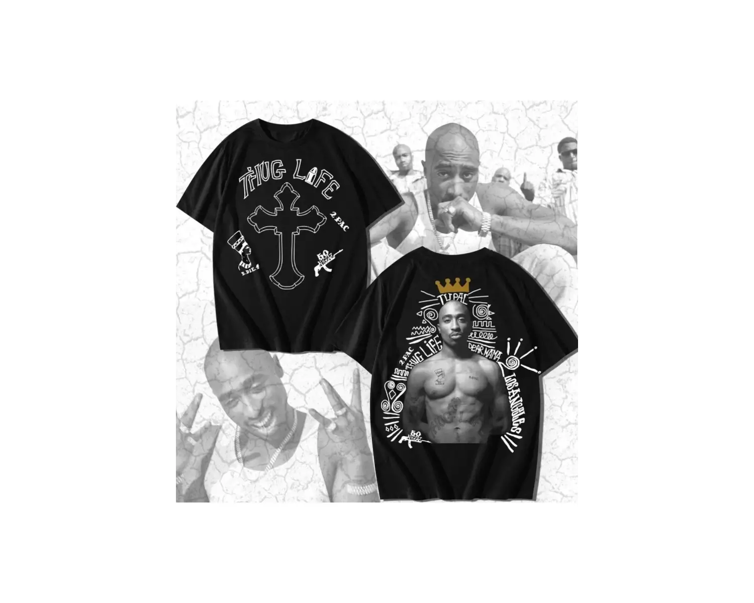 Trend 2pac Oversize Tişört