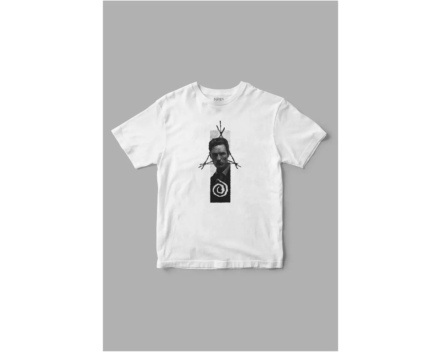 True Detective Baskılı Tişört