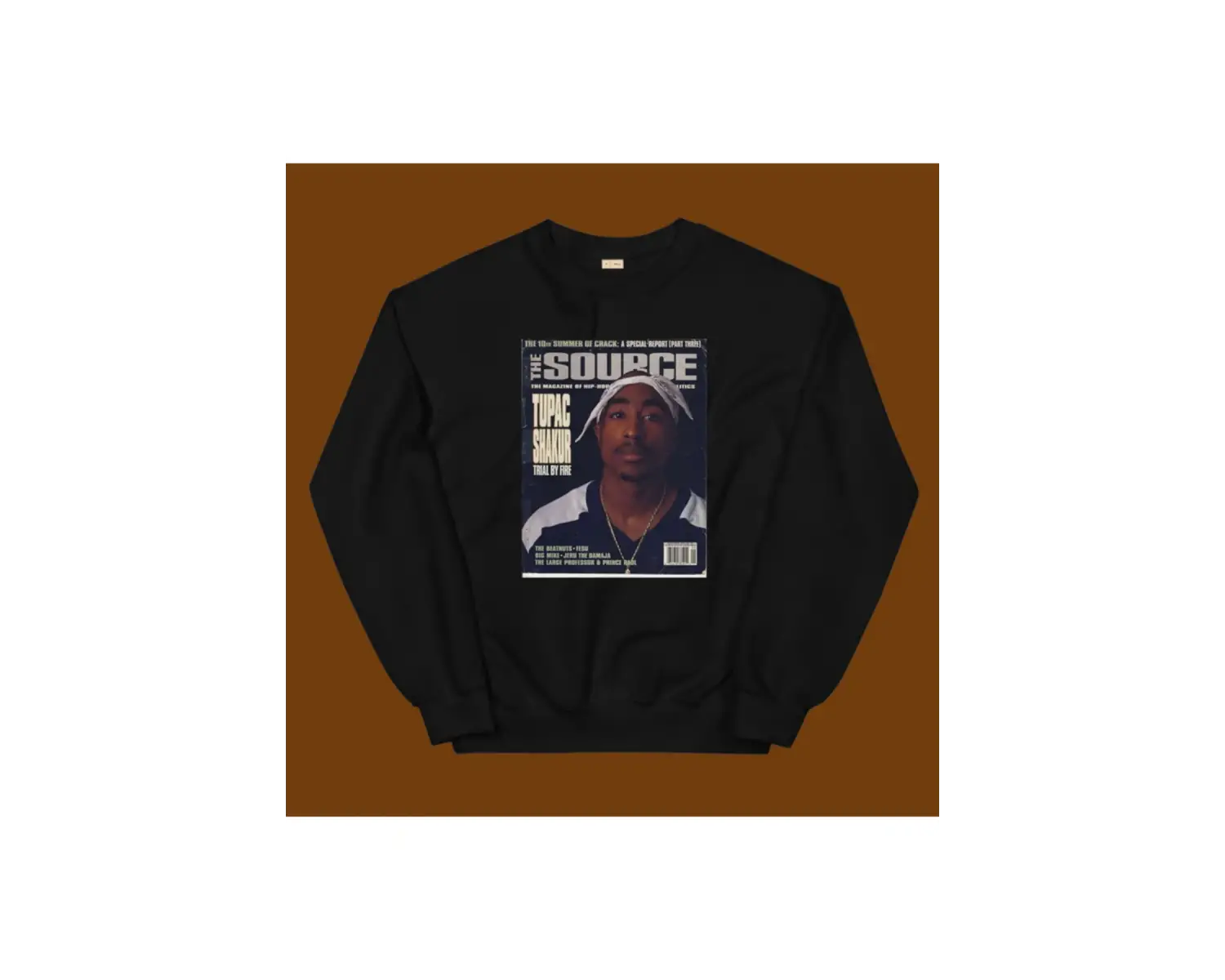 Tupac Sweatshirt Beyaz