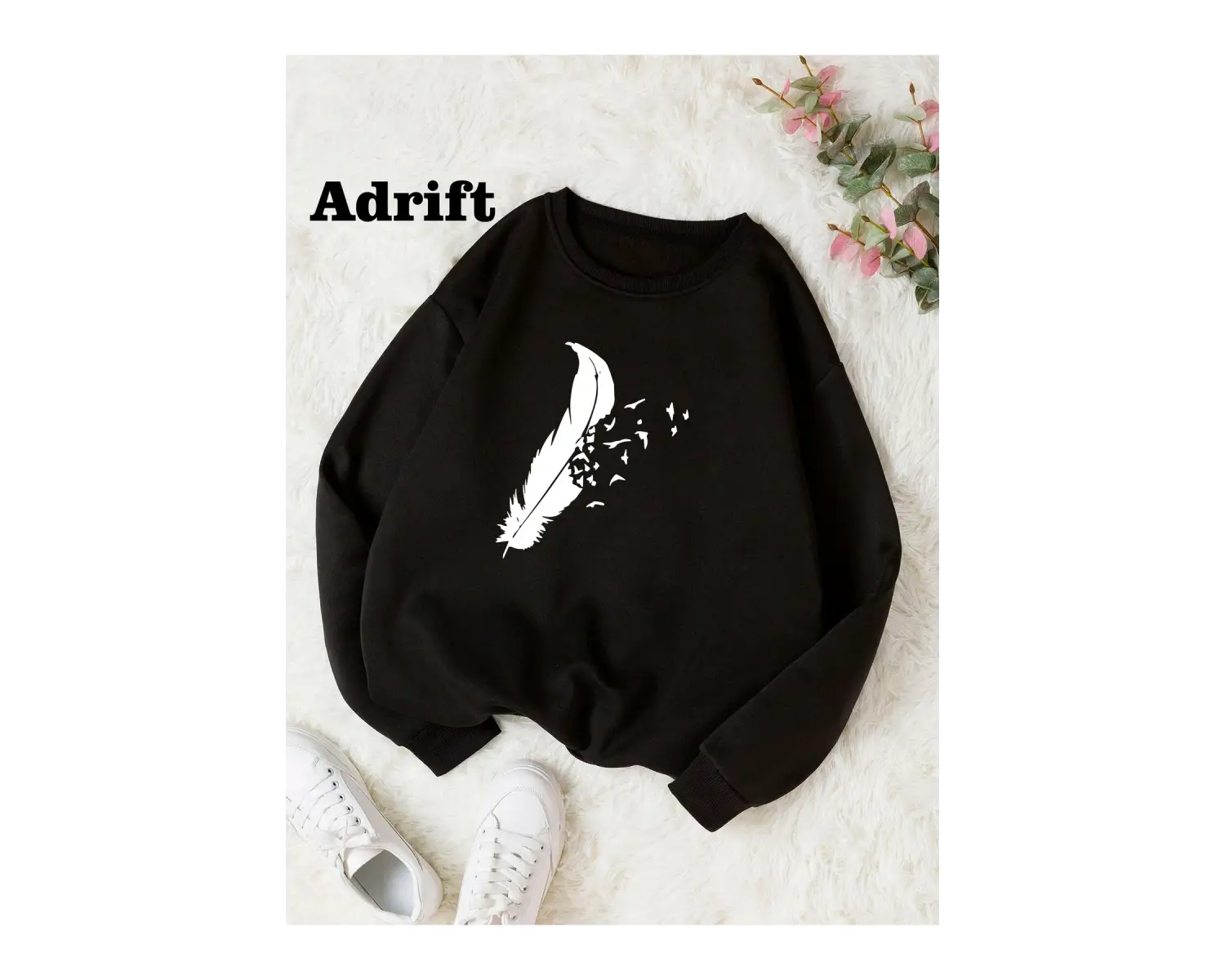 Tüy212 Köstebek Sokak Trend Tasarım Harajuku/Gotik Siyah