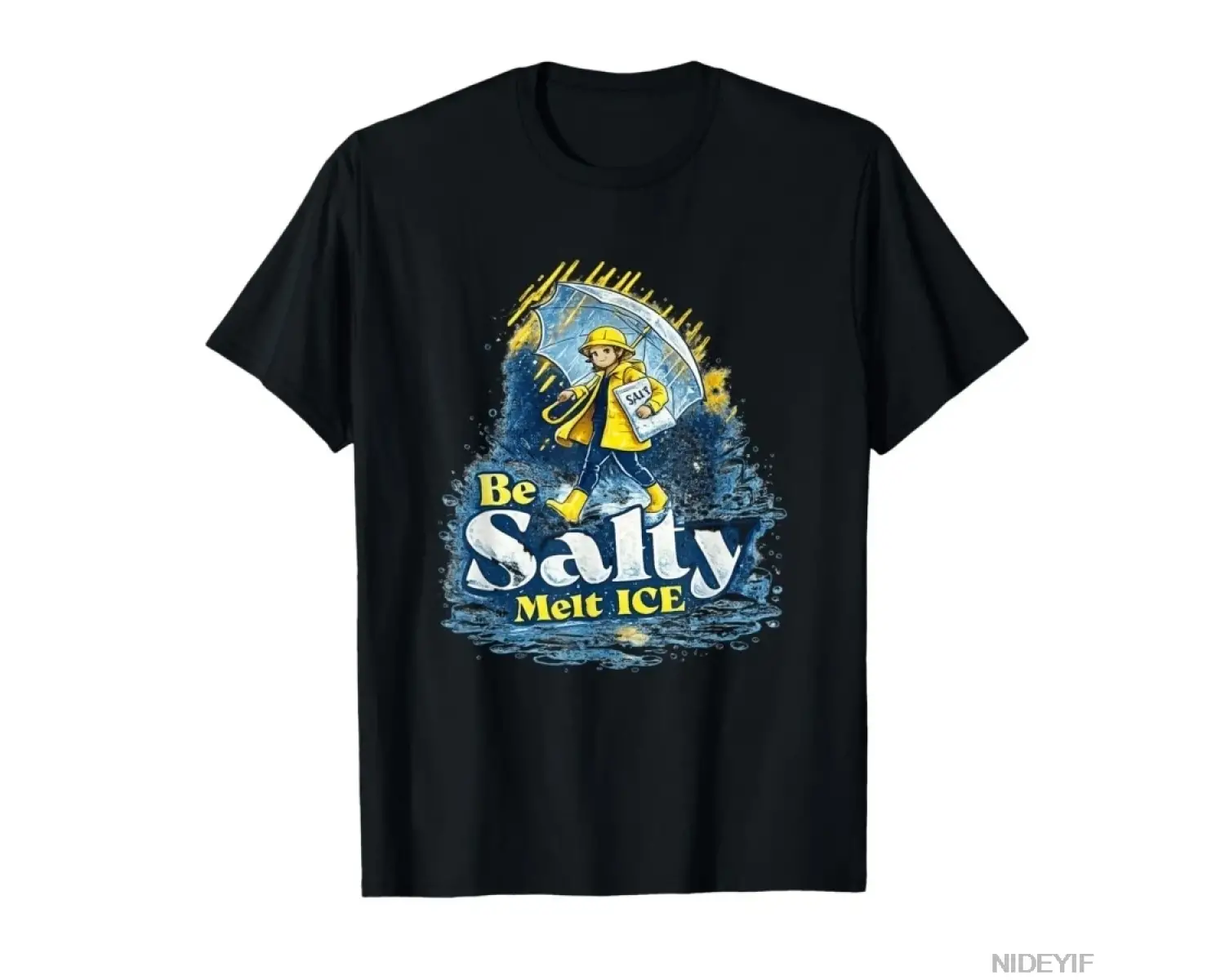 Tuzlu Şaka, Trendy Siyasi Meme, Viral Siyasi Alıntı Erkekler Kadınlar İçin Tişört %100 Pamukl