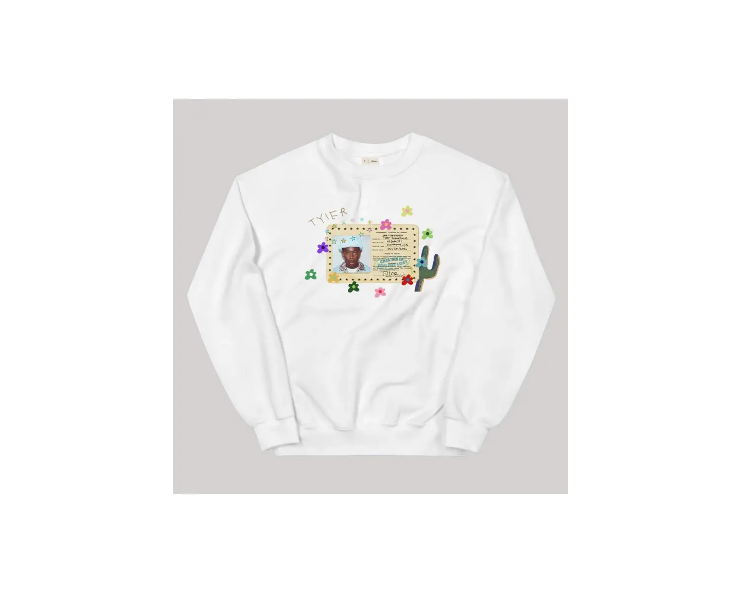 Tyler The Creator Sweatshirt Beyaz