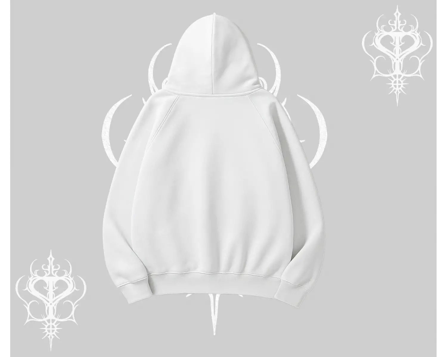 Ucuz Beyaz Yarım fermuarlı