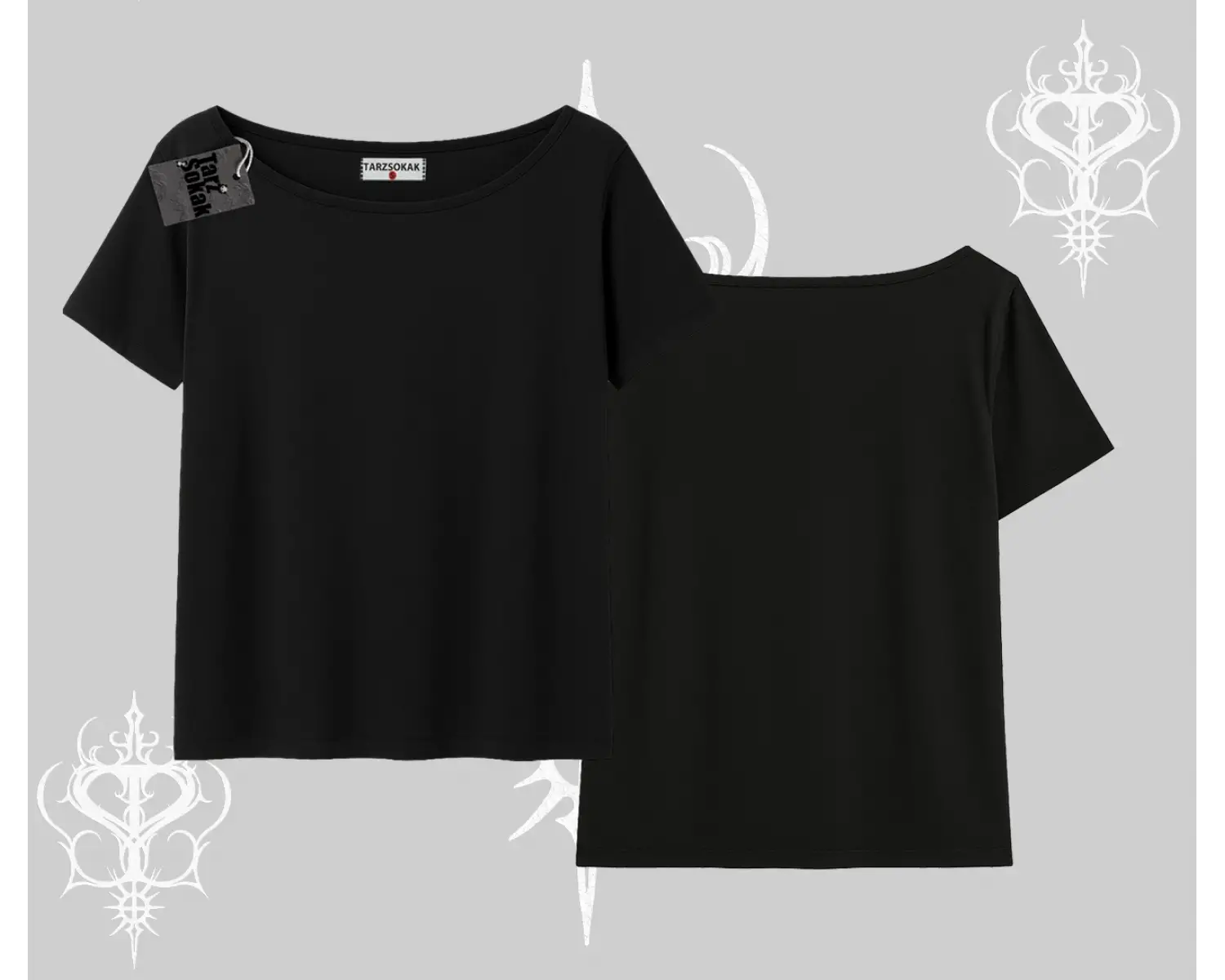 KALİTELİ Kayık T-shirt