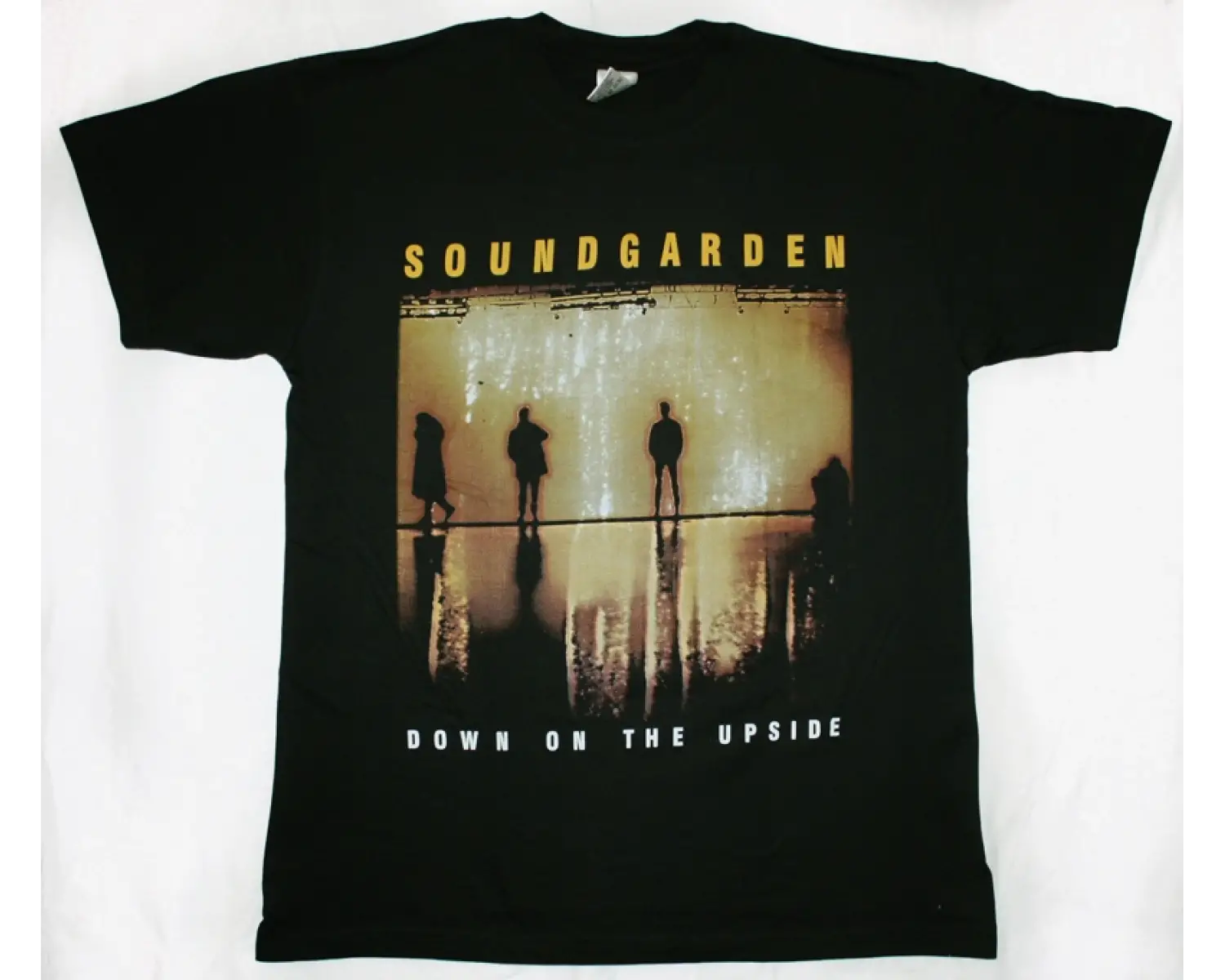 U.D.O. HOLY NEW BLACK T-SHIRT ÖN VE ARAKA BASKILI