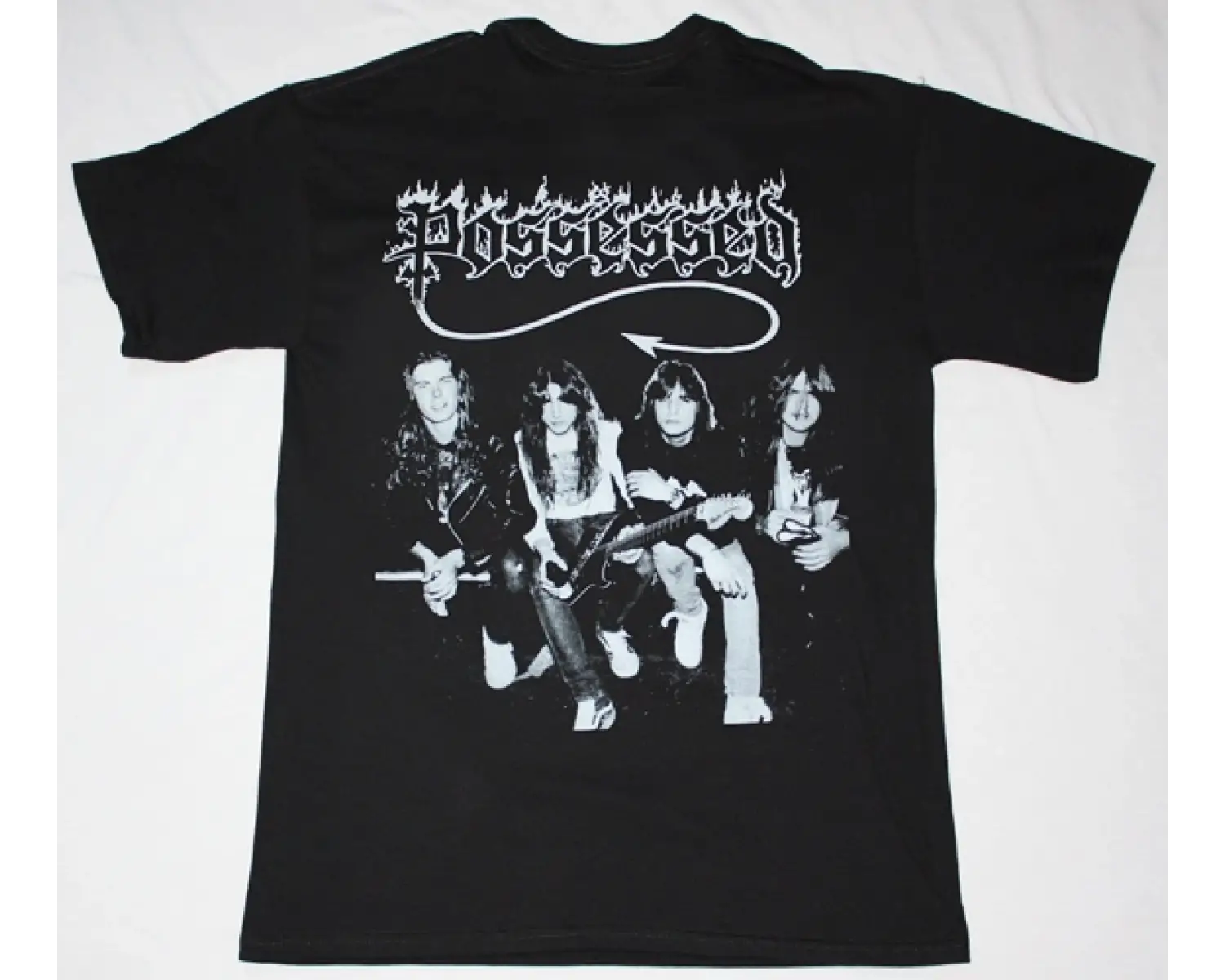 U.D.O. MEAN MACHINE89 UDO NEW BLACK T-SHIRT ÖN VE ARAKA BASKILI